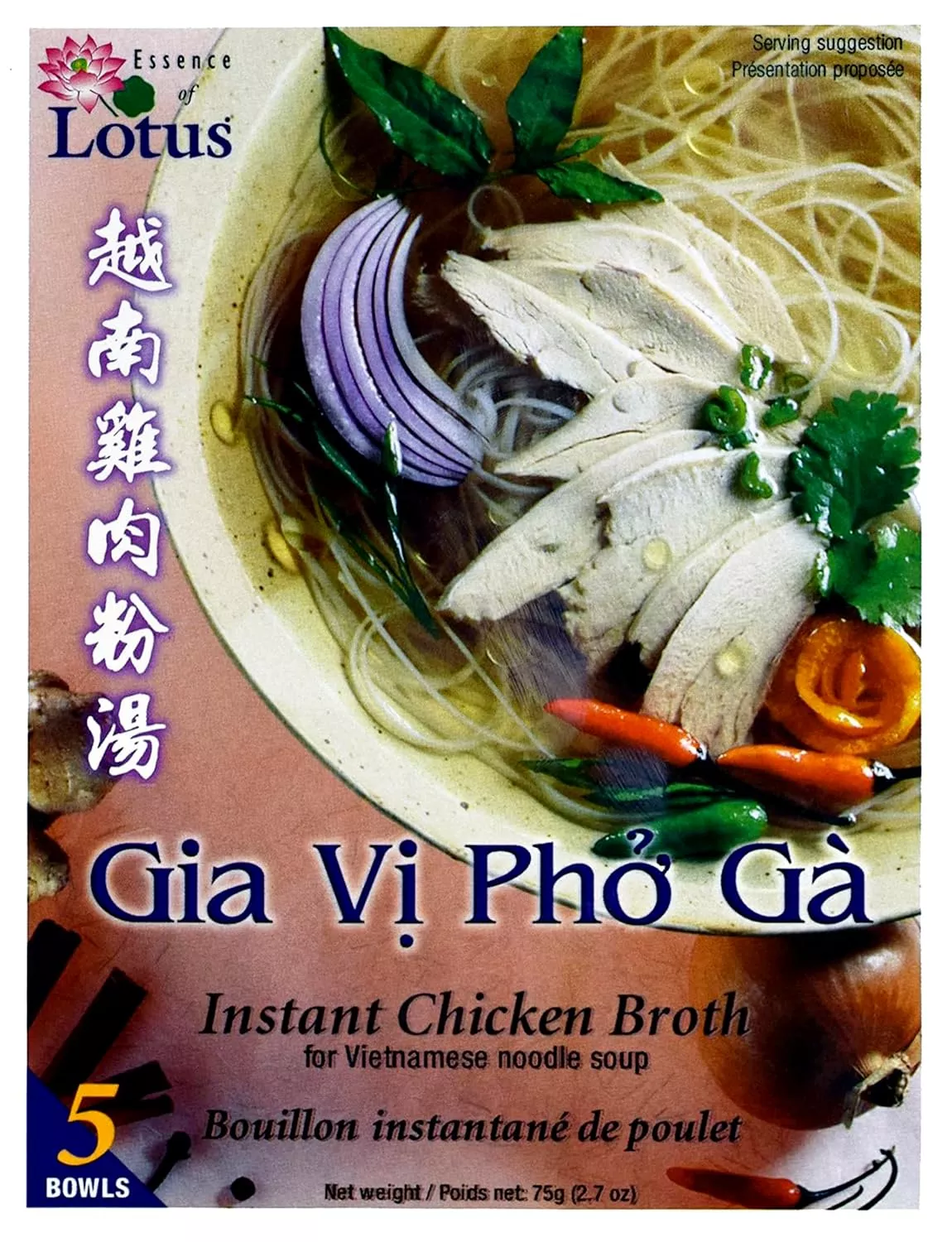 essence-lotus-instant-chicken-pho-soup-mix-ready-to-eat-flavorful-restaurant-qua Essence Of Lotus Instant Chicken Pho Soup Mix - Ready-To-Eat Flavorful, Restaurant-Quality Pho Broth, Made In The Us (Chicken Ph