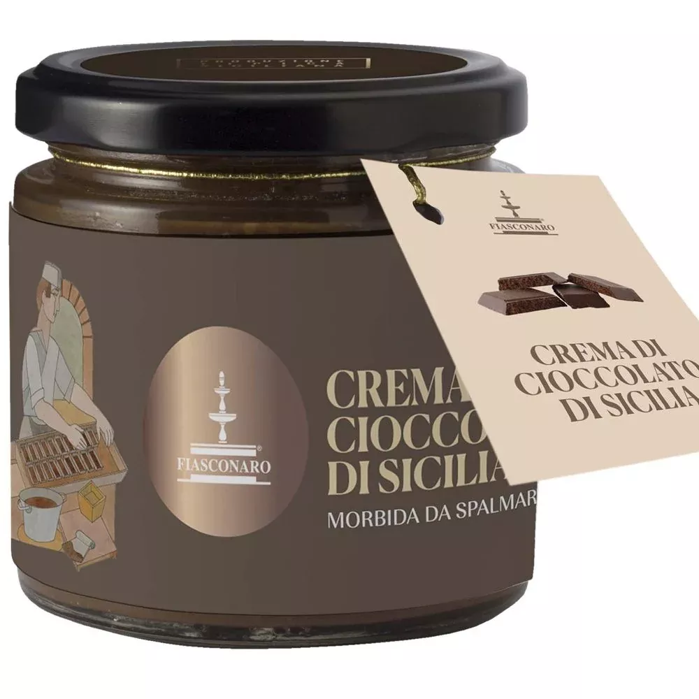 fiasconaro-chocolate-hazelnut-cream-spread-6-35-oz Fiasconaro Chocolate & Hazelnut Cream Spread, 6.35 oz
