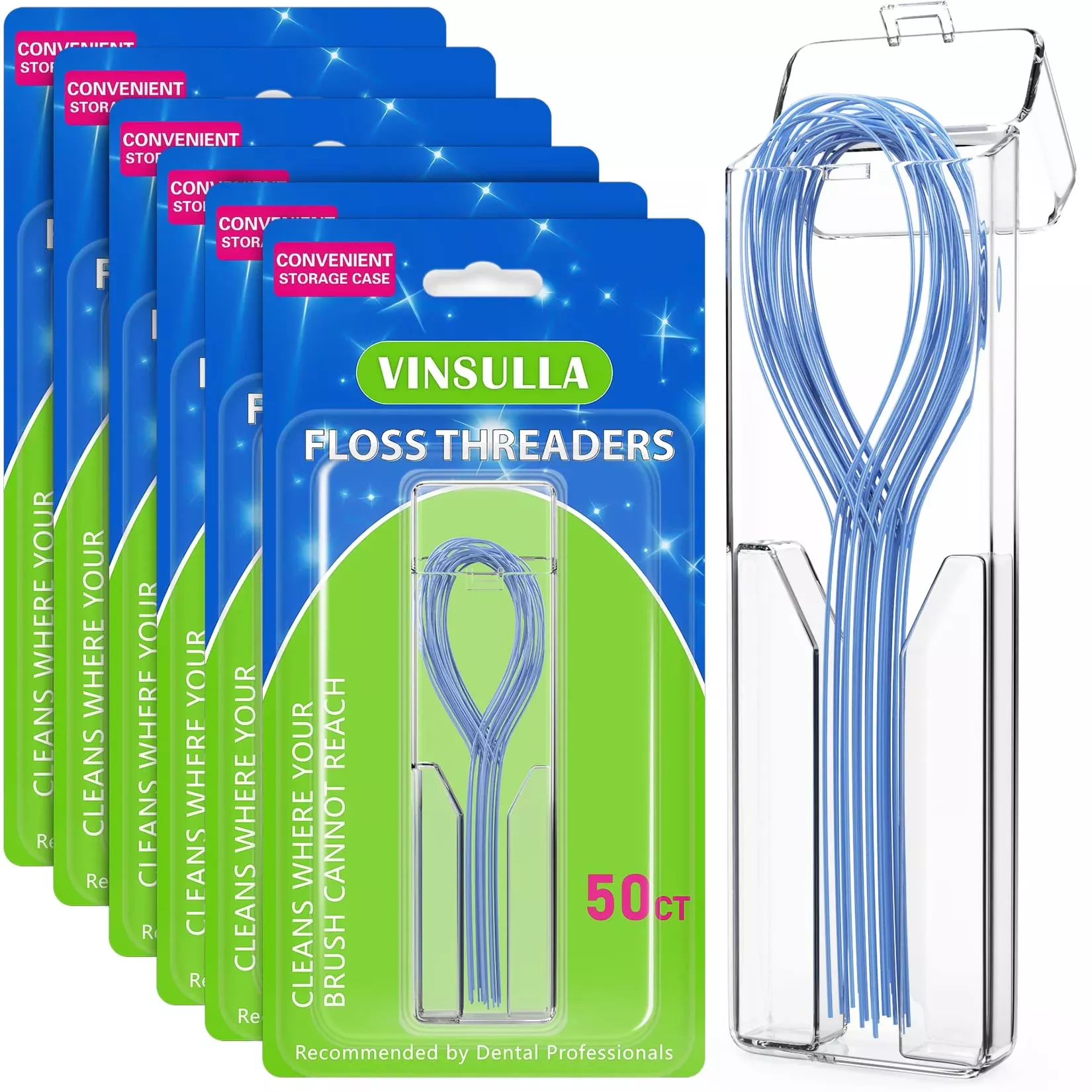 floss-threaders-braces-bridges-implants-300-count-pack-6 Floss Threaders For Braces, Bridges, And Implants 300 Count (Pack Of 6
