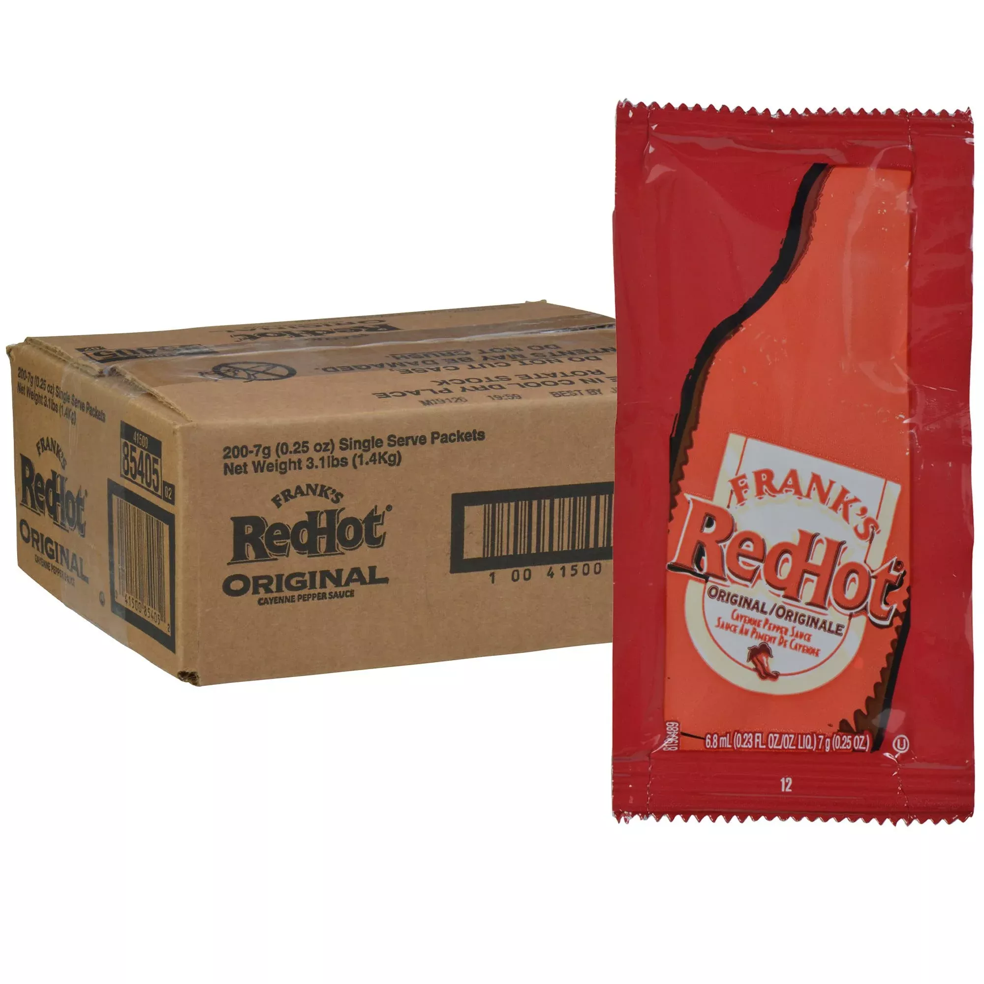 frank-s-redhot-original-cayenne-pepper-sauce-packets-200-count-one-200-count-pac Frank'S Redhot Original Cayenne Pepper Sauce Packets, 200 Count - One 200 Count Package Of Frank'S Hot Sauce Packets, Perfect Si