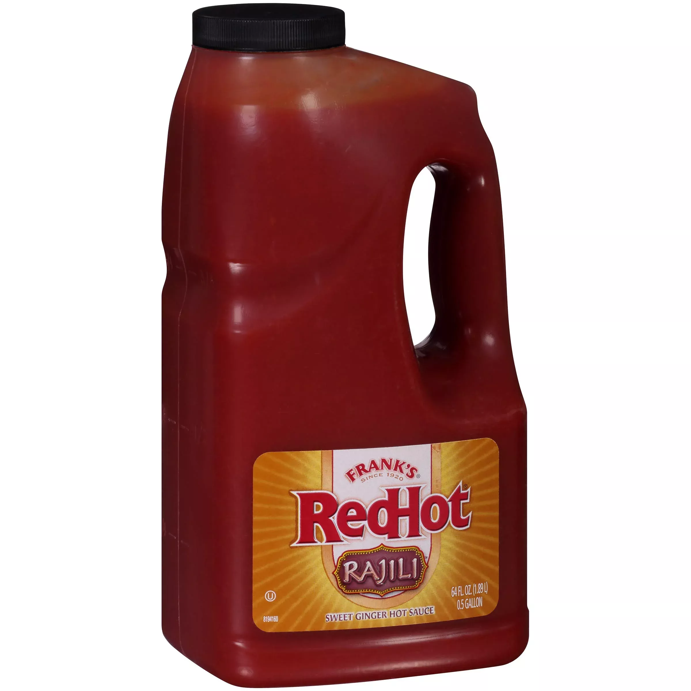 frank-s-redhot-rajili-sauce-0-5-gal-one-half-gallon-jug-red-hot-sweet-ginger-raj Frank'S Redhot Rajili Sauce, 0.5 Gal - One Half Gallon Jug Of Red Hot Sweet Ginger Rajili Sauce With A Red Jalapeno And Sweet Gi