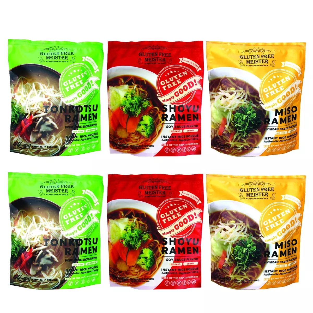 gluten-free-meister-japanese-ramen-tonkotsu-shoyu-miso-variety-6pk-vegan-vegetar Gluten Free Meister Japanese Ramen - Tonkotsu, Shoyu, Miso Variety 6Pk (Vegan/Vegetarian)