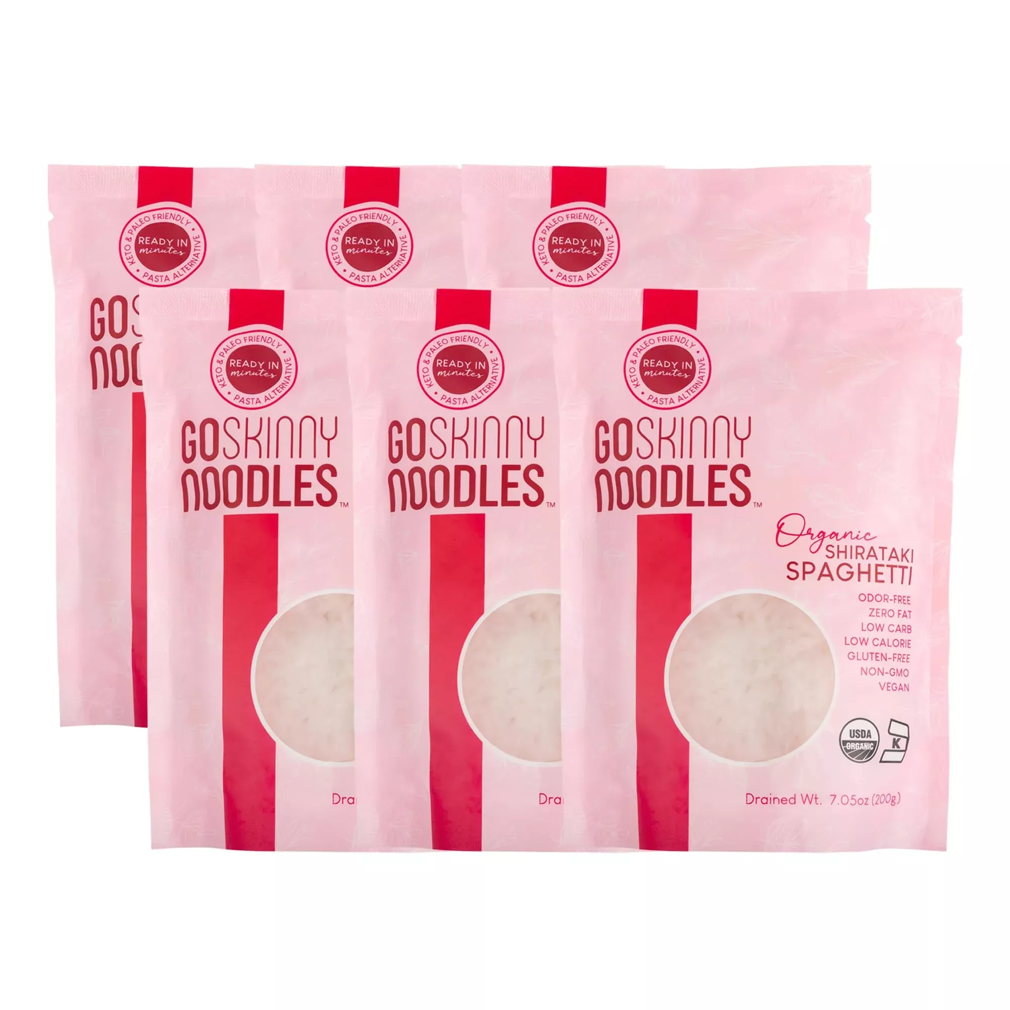 goskinny-noodles-spaghetti-6-organic-odorless-shirataki-konjac-pasta-low-carb-lo Goskinny Noodles Spaghetti (6), Organic, Odorless Shirataki & Konjac Pasta, Low Carb, Low Calorie, Gluten Free, Vegan, Kosher, K