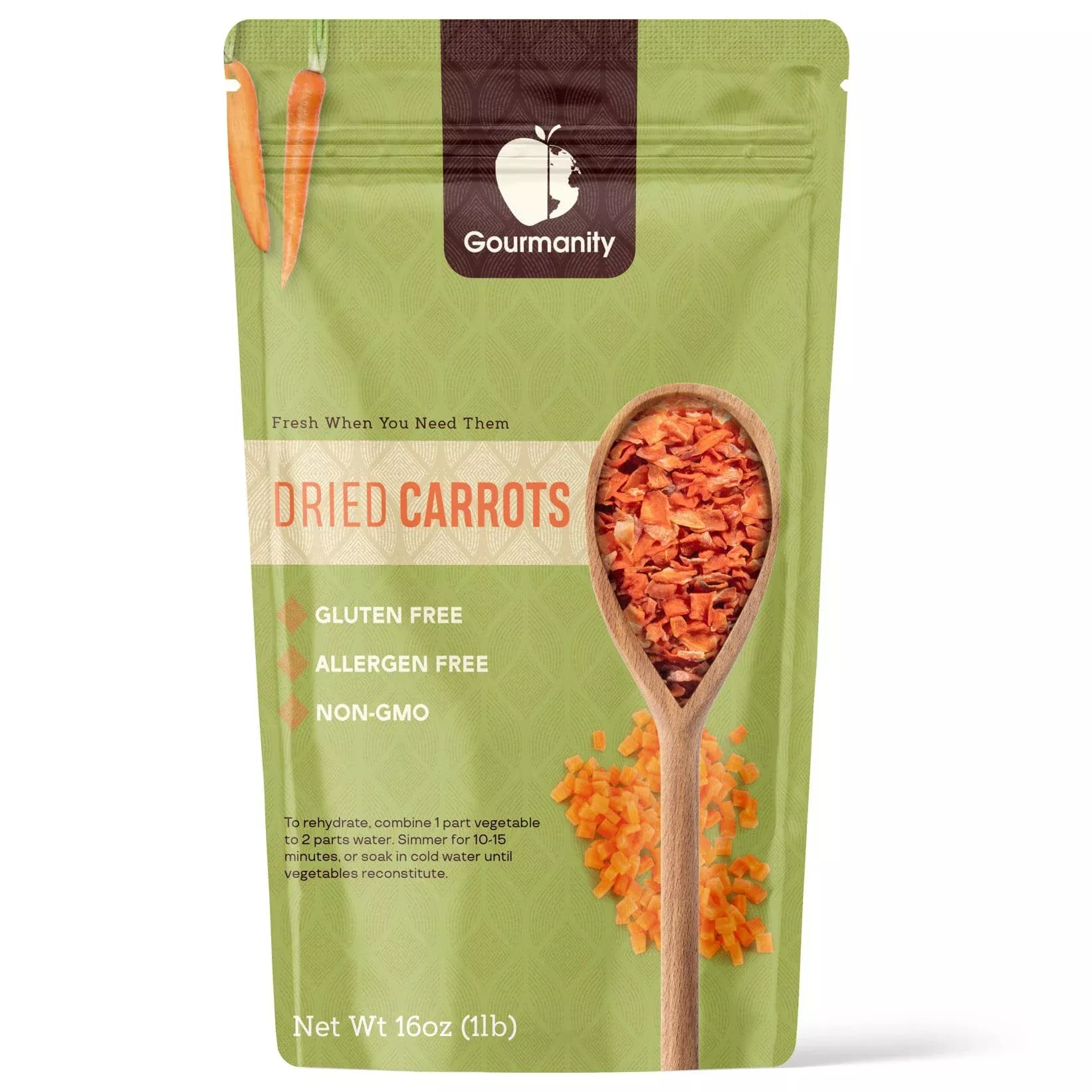 gourmanity-dried-carrots-premium-quality-shredded-carrots-fresh-tasting-easy-to- Gourmanity Dried Carrots, Premium Quality Shredded Carrots, Fresh-Tasting And Easy To Use, Adds Flavor, Color And Texture To Sou