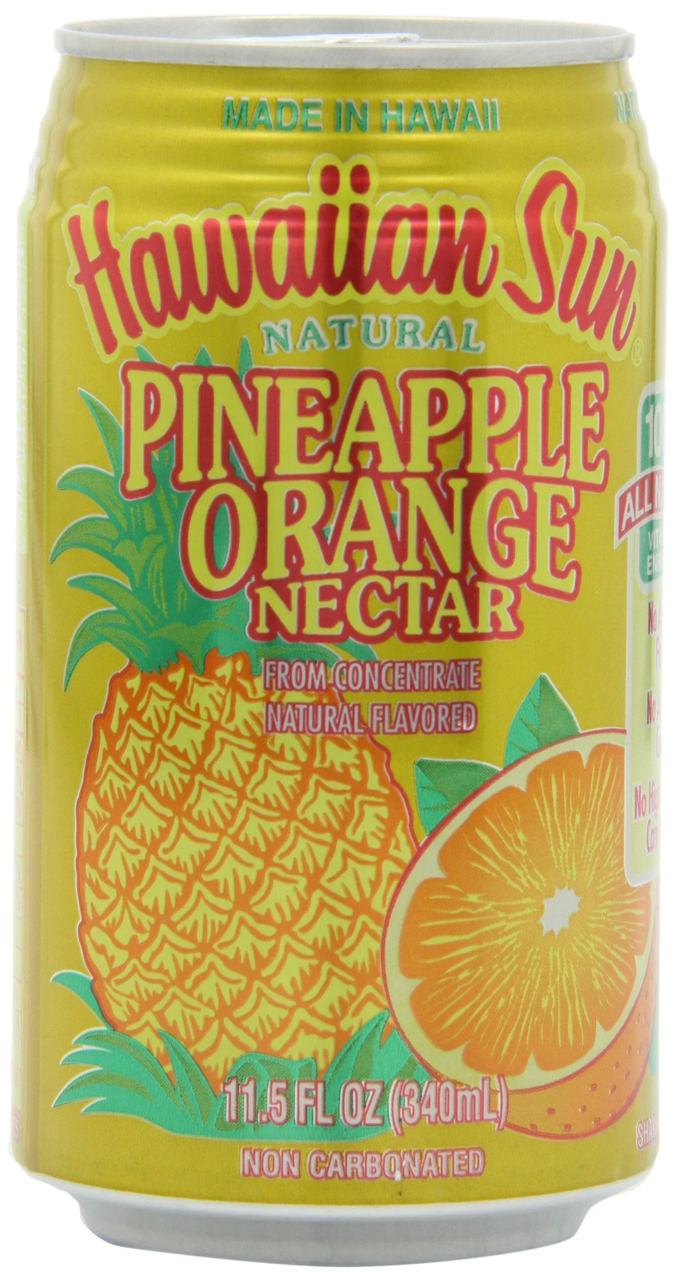 hawaiian-sun-nectar-pineapple-orange-11-5-fl-oz-pack-24 Hawaiian Sun Nectar, Pineapple-Orange, 11.5 Fl Oz (Pack Of 24)