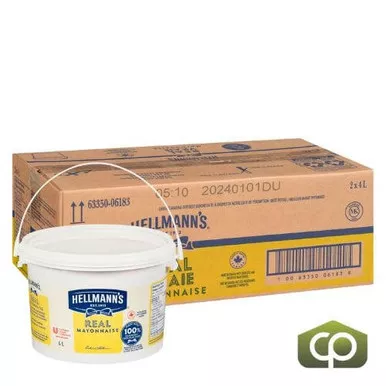 hellmann-s-real-mayonnaise-gluten-free-4-lt-2-case-135-2-fl-oz-8-44-lbs-canadian Hellmann's Real Mayonnaise Gluten-Free 4 LT (2/Case) - 135.2 fl oz (8.44 lbs)- Canadian Made