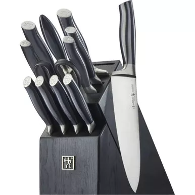 henckels-satin-finished-graphite-13-piece-knife-set-with-wood-block Henckels Satin-Finished Graphite 13 Piece Knife Set with Wood Block
