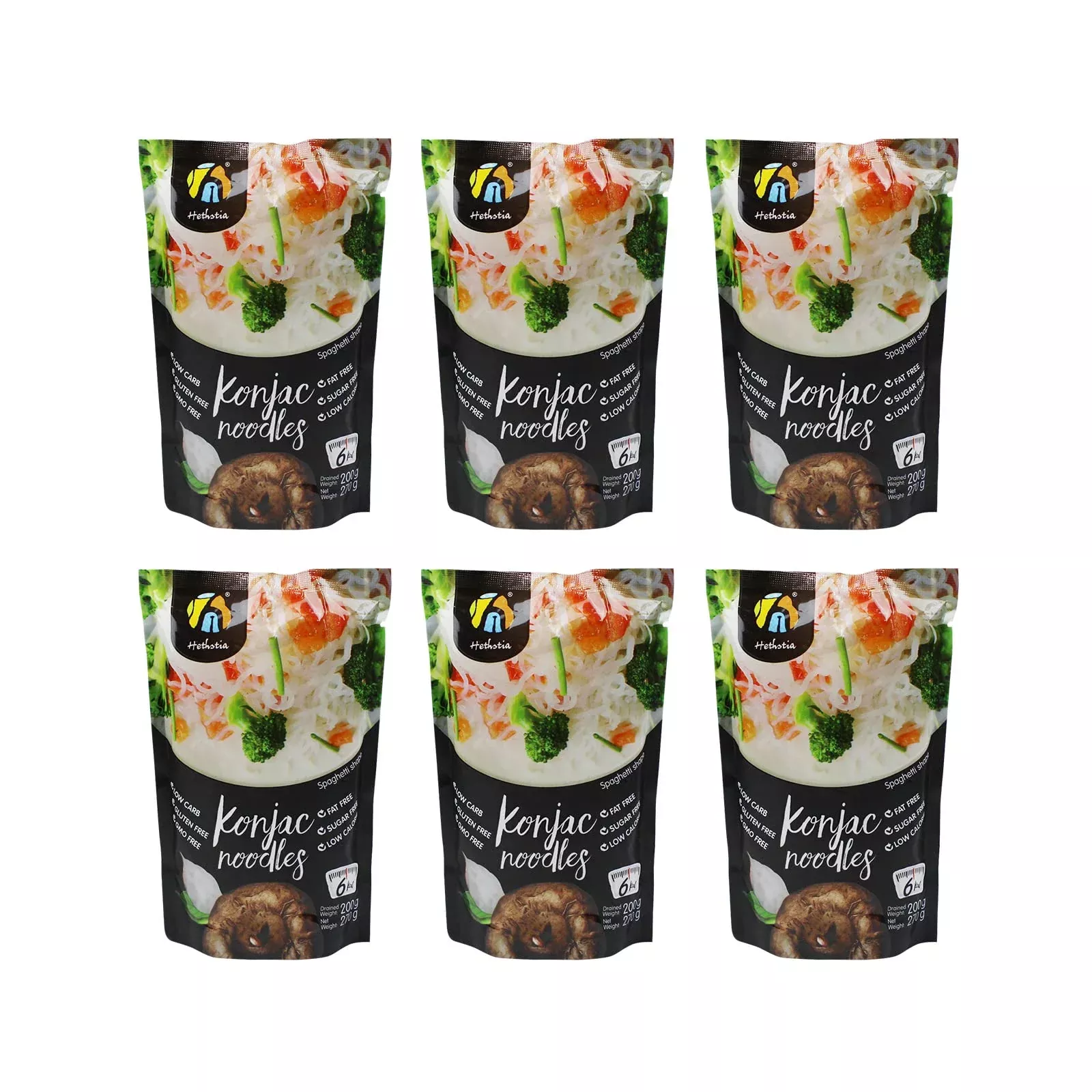 hethstia-shirataki-noodle-keto-healthy-diet-konjac-spaghetti-low-calorie-low-car Hethstia Shirataki Noodle Keto Healthy Diet Konjac Spaghetti Low Calorie Low-Carb Pasta Sugar Free, Pre-Cooked And Ready To Eat,