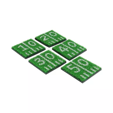 home-turf-coasters-set-5-by-truezoo Home Turf Coasters, Set of 5 by TrueZoo
