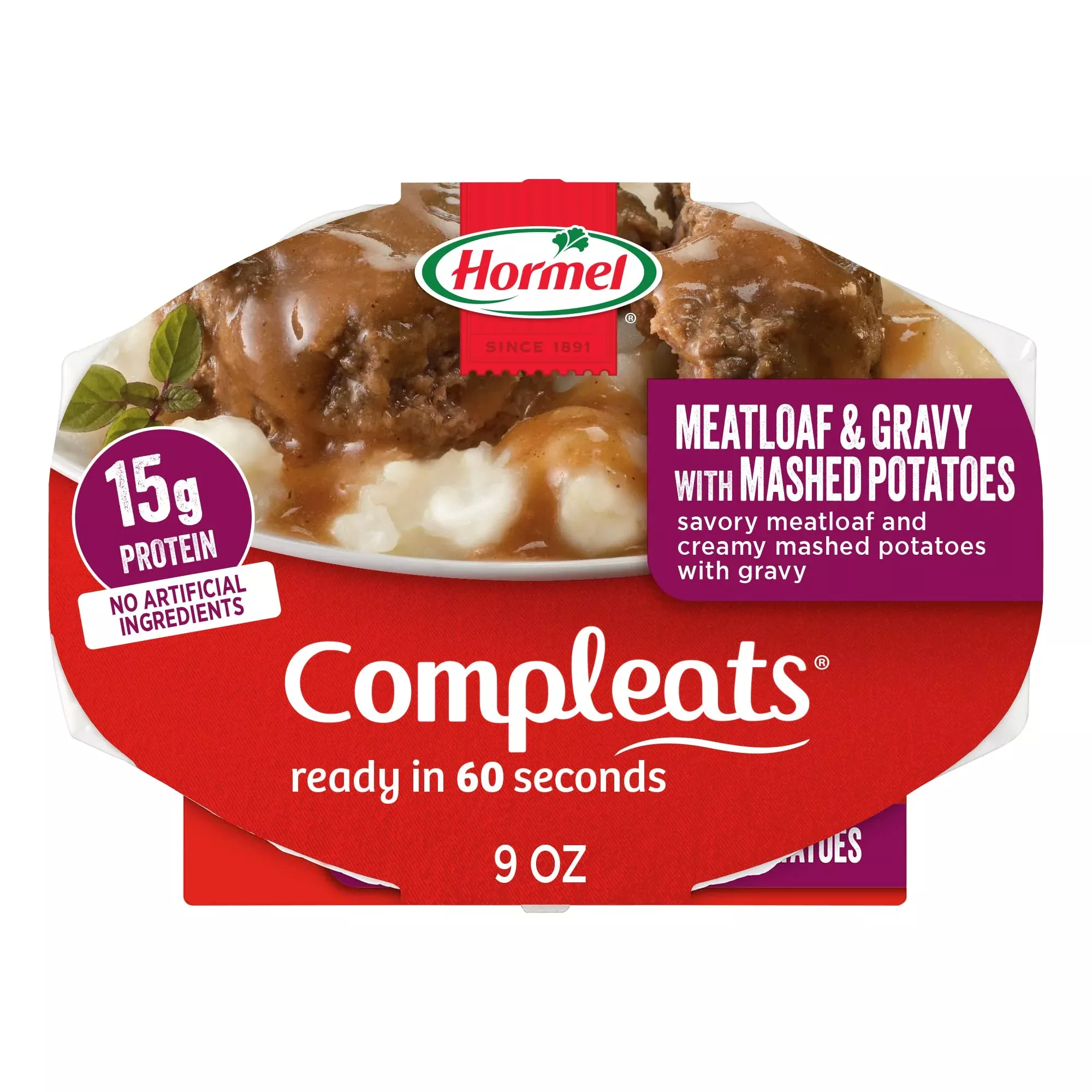 hormel-compleats-meatloaf-gravy-with-mashed-potatoes-microwave-tray-9-oz-6-pack Hormel Compleats Meatloaf & Gravy With Mashed Potatoes Microwave Tray, 9 Oz. (6 Pack)