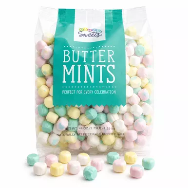 Hospitality Mints Assorted Pastel Buttermints 2.75 lbs