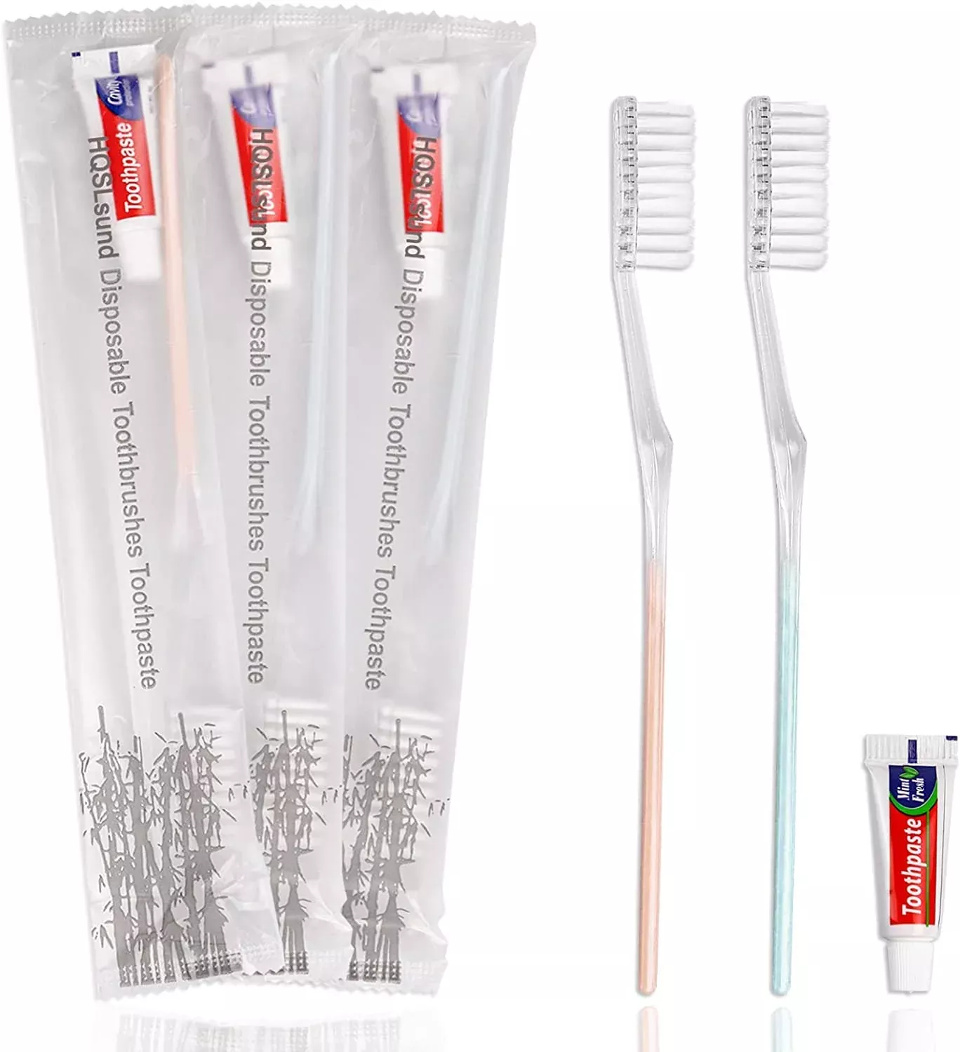 hqslsund-200-pack-travel-toothbrushes-with-toothpaste-individually-wr Hqslsund 200 Pack Travel Toothbrushes With Toothpaste, Individually Wr