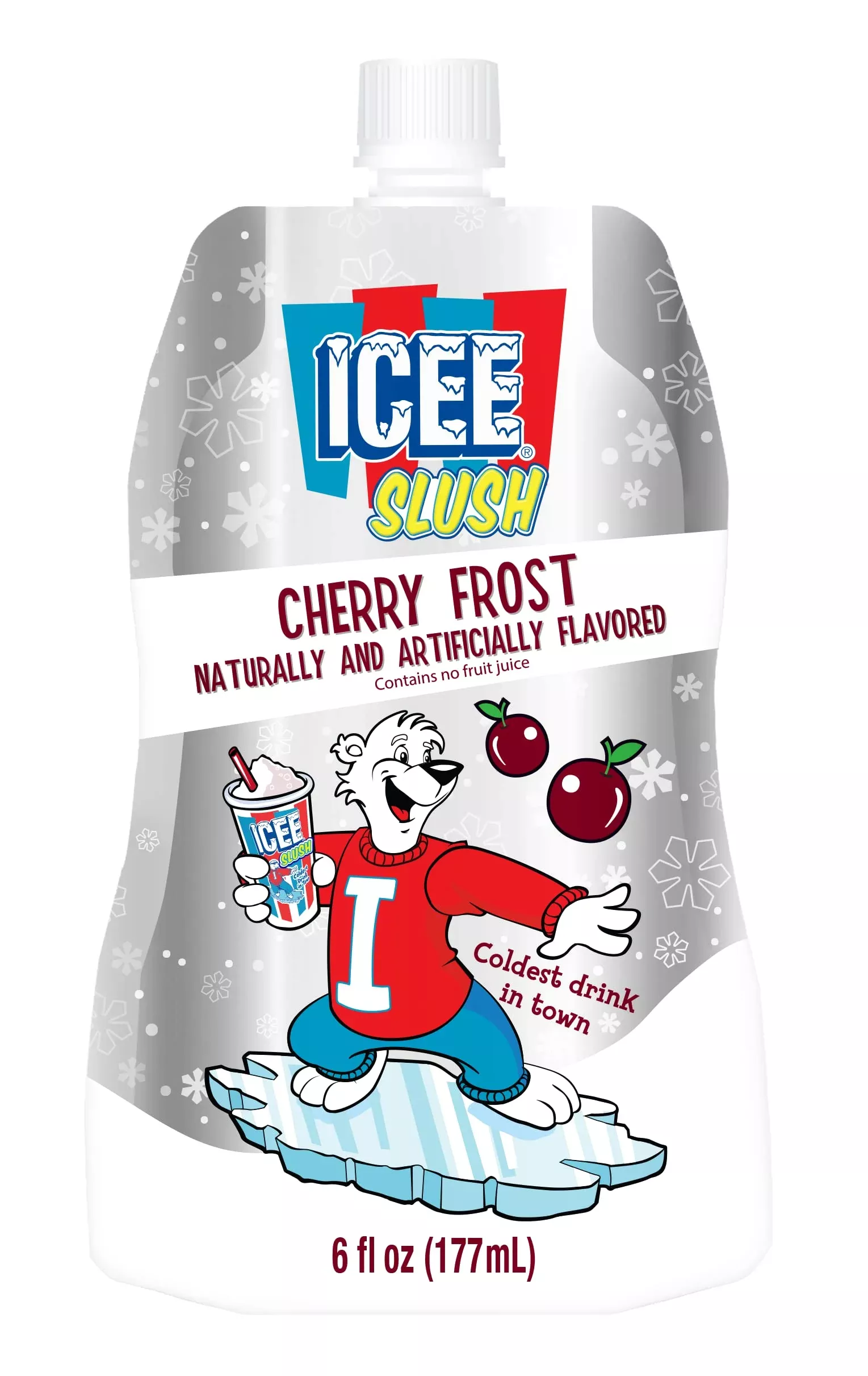icee-slush-cherry-frost-frozen-fruit-juice-6-fl-oz-pouches-just-freeze-squeeze-i Icee Slush Cherry Frost Frozen Fruit Juice 6 Fl Oz Pouches - Just Freeze & Squeeze For Instant Slushy Maker, Great For Birthday