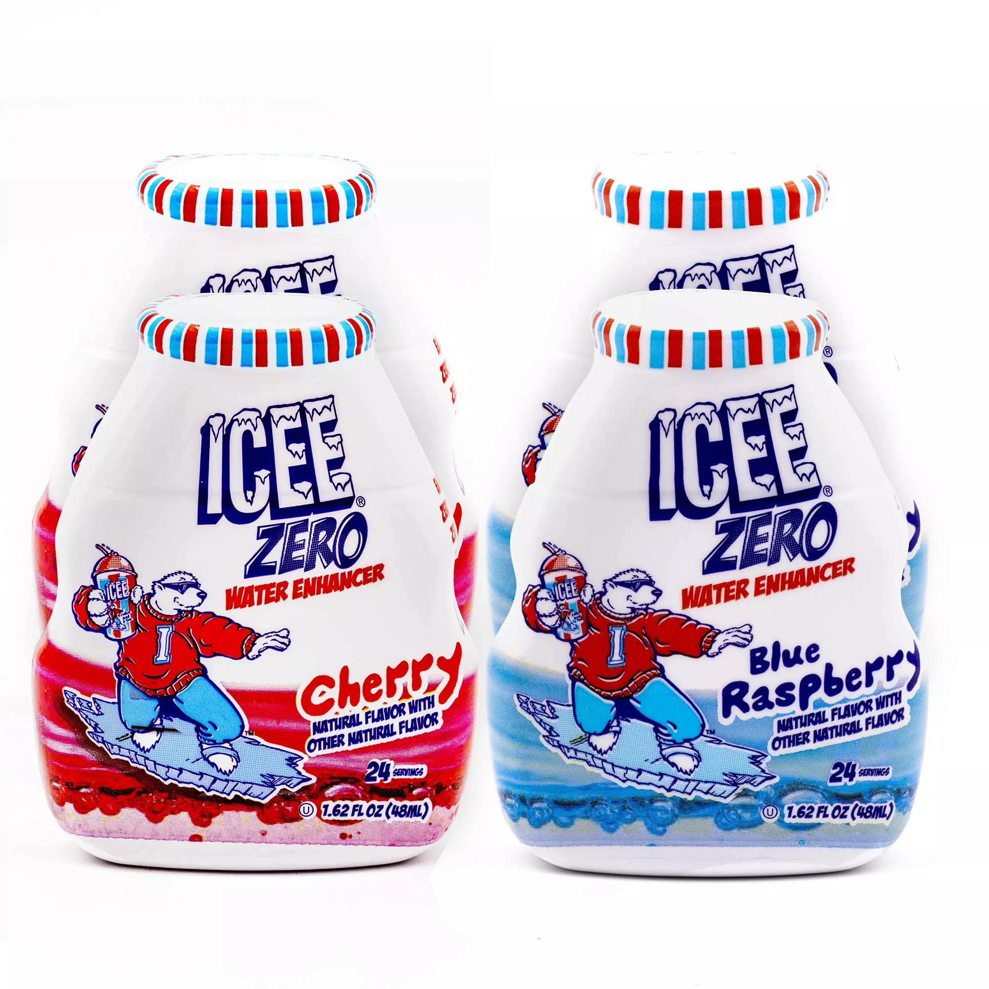 icee-zero-calorie-liquid-water-enhancer-flavor-drops-1-62-fluid-ounces-48-millil Icee Zero Calorie Liquid Water Enhancer Flavor Drops - 1.62 Fluid Ounces (48 Milliliters) - Pack Of 4 (Original Variety Pack)