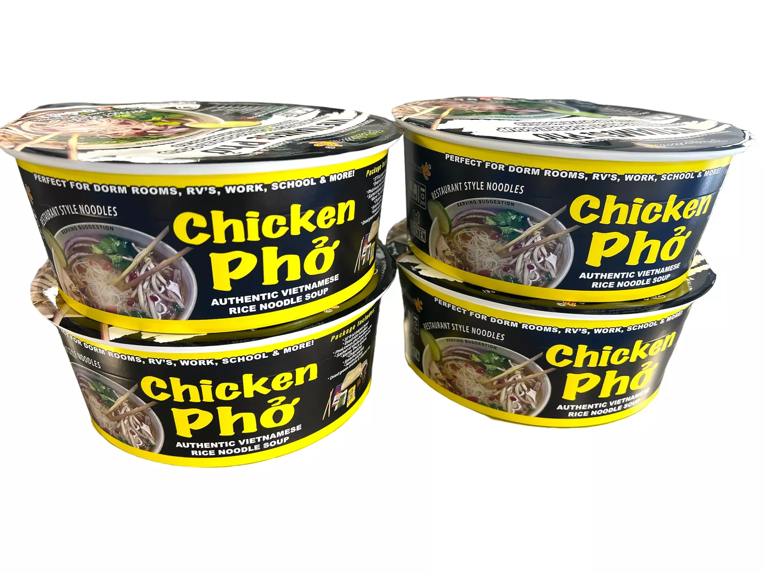 instant-chicken-pho-pack-4-authentic-vietnamese-soup-pholicious-brand-new Instant Chicken Pho Pack Of 4 / Authentic Vietnamese Soup/Pholicious Brand - New