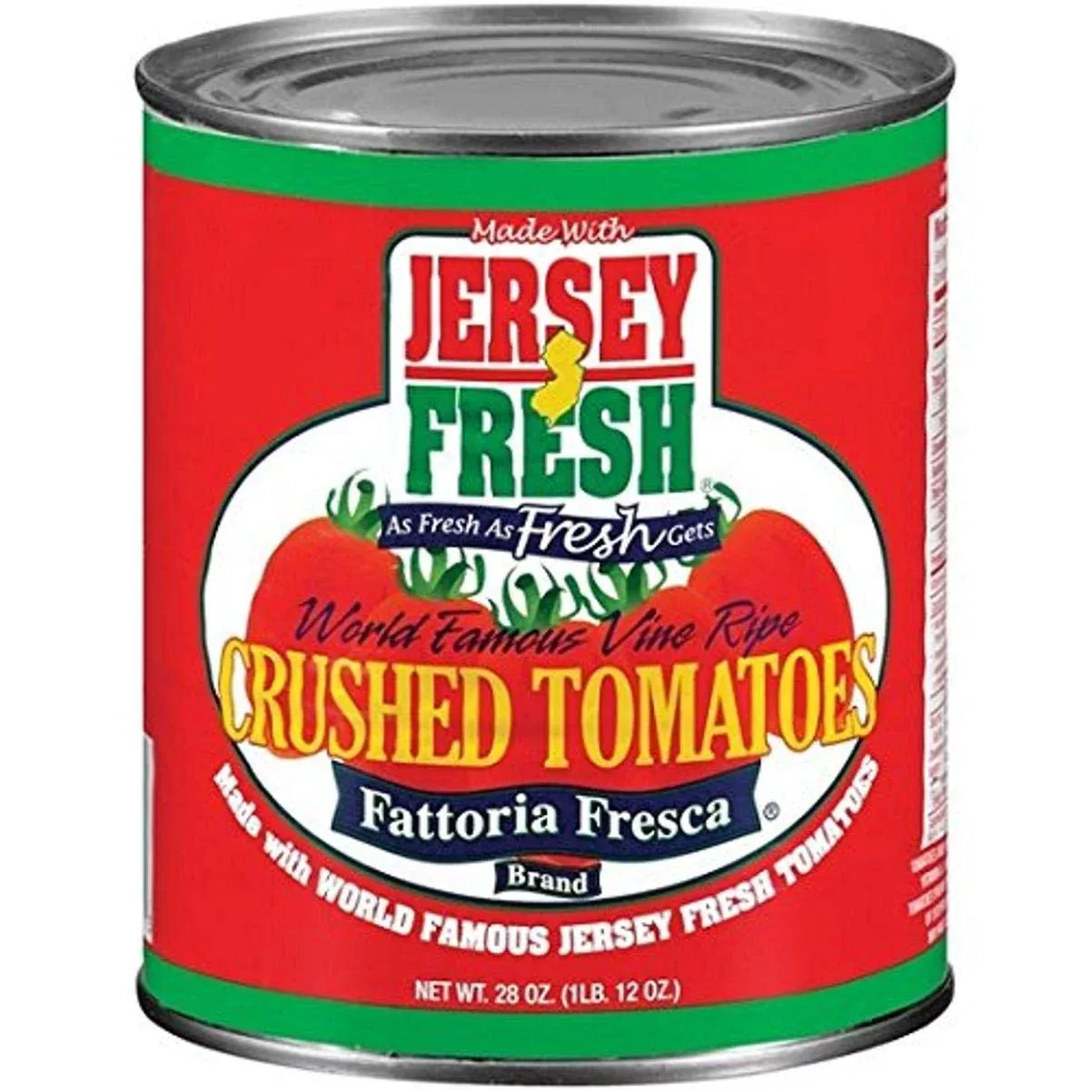 jersey-fresh-crushed-tomatoes-fattoria-fresca-28-ounce-pack-12 Jersey Fresh Crushed Tomatoes, Fattoria Fresca, 28 Ounce (Pack Of 12)