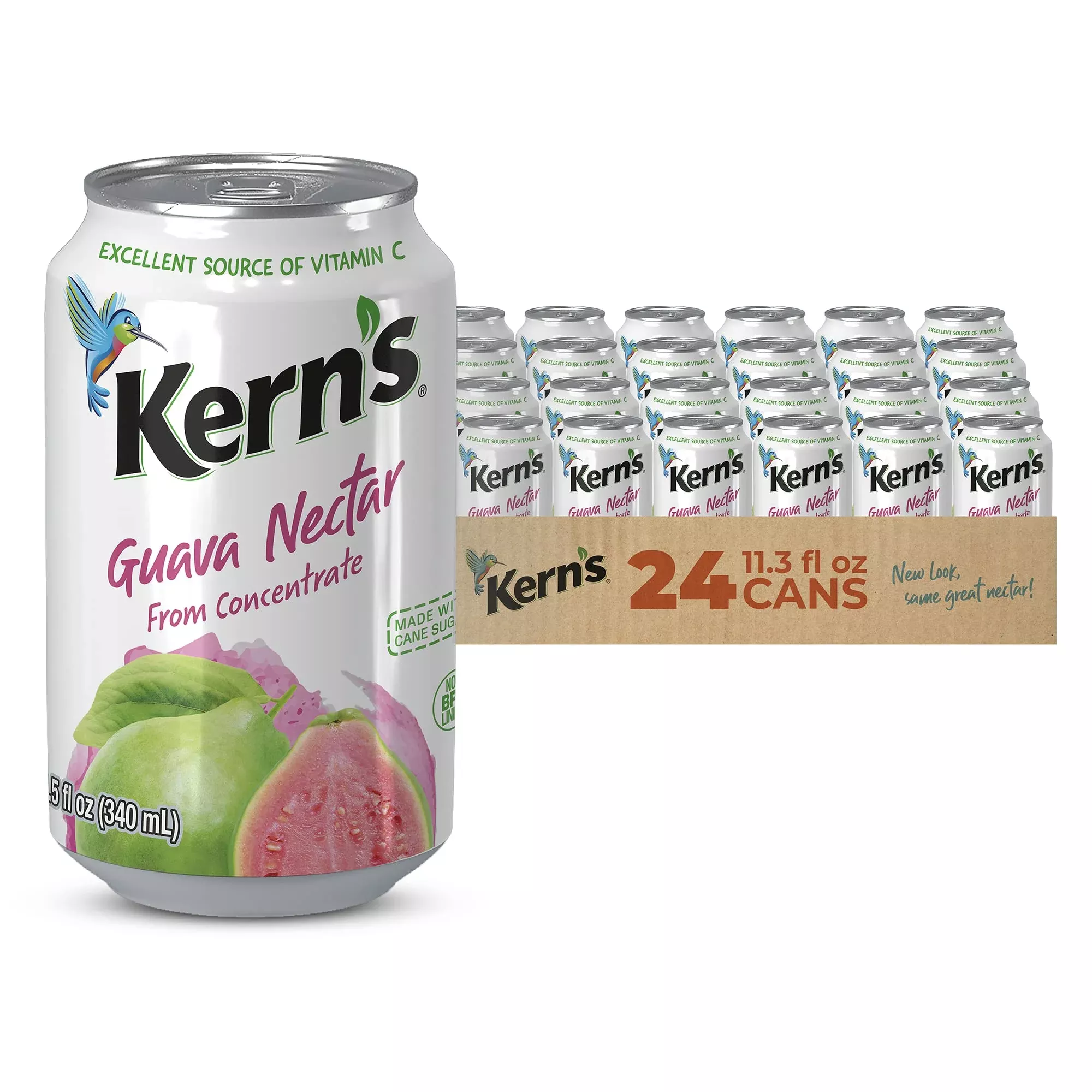 kern-s-guava-nectar-11-3-fl-oz-pack-24 Kern'S Guava Nectar, 11.3 Fl Oz (Pack Of 24)