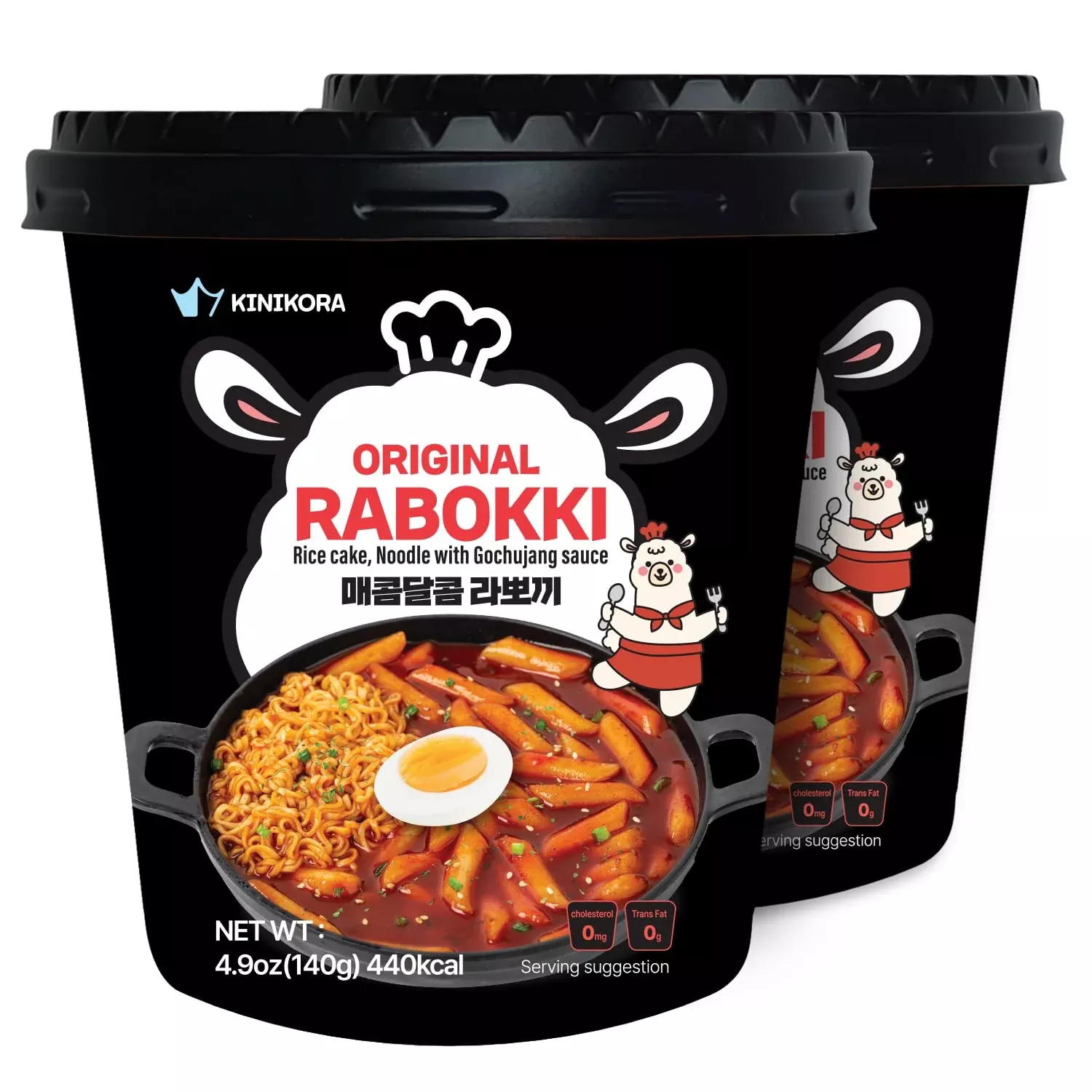 kinikora-premium-instant-rabokki-cup-original-spicy-flavor-pack Kinikora Premium Instant Rabokki Cup - (Original Spicy Flavor, Pack Of