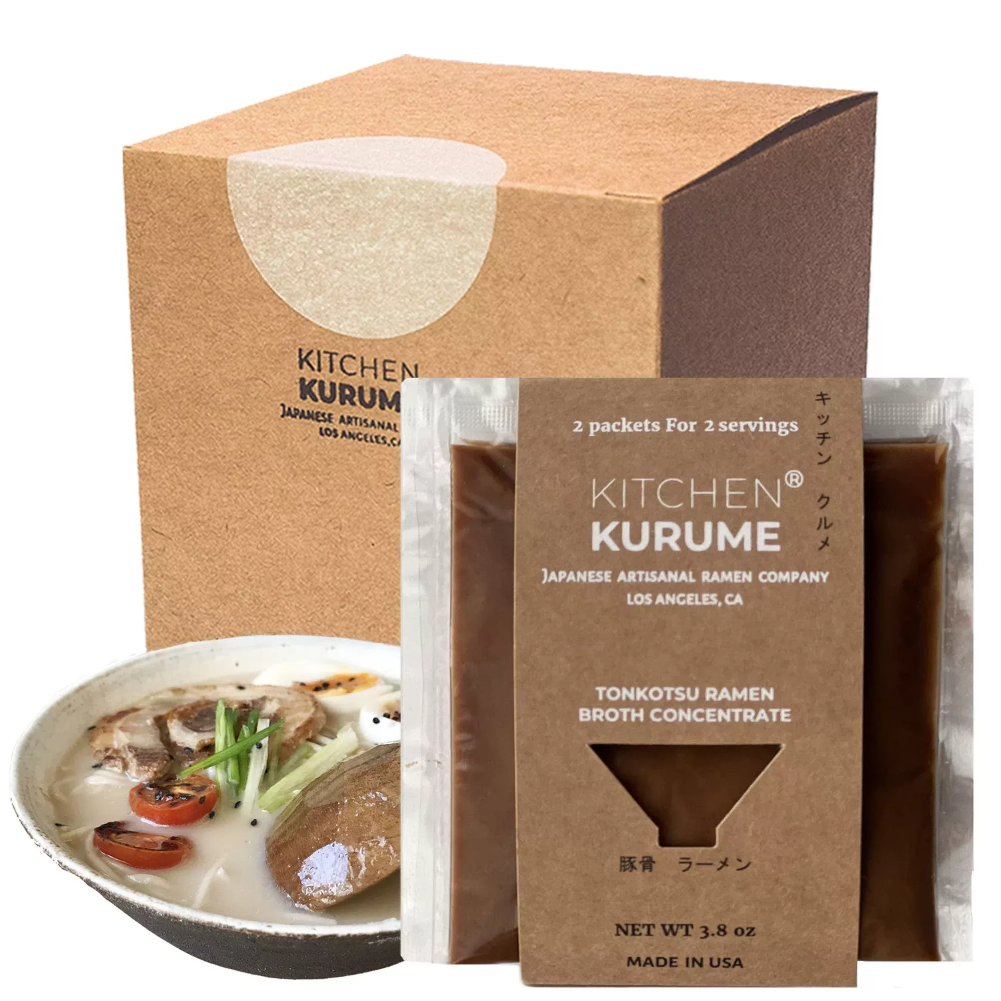 kitchen-kurume-tonkotsu-ramen-broth-concentrate-pack-10-made-in-usa-japanese-ram Kitchen Kurume Tonkotsu Ramen Broth Concentrate (Pack Of 10), Made In Usa, Japanese Ramen, Pork Bone Soup Base, No Msg, No Prese