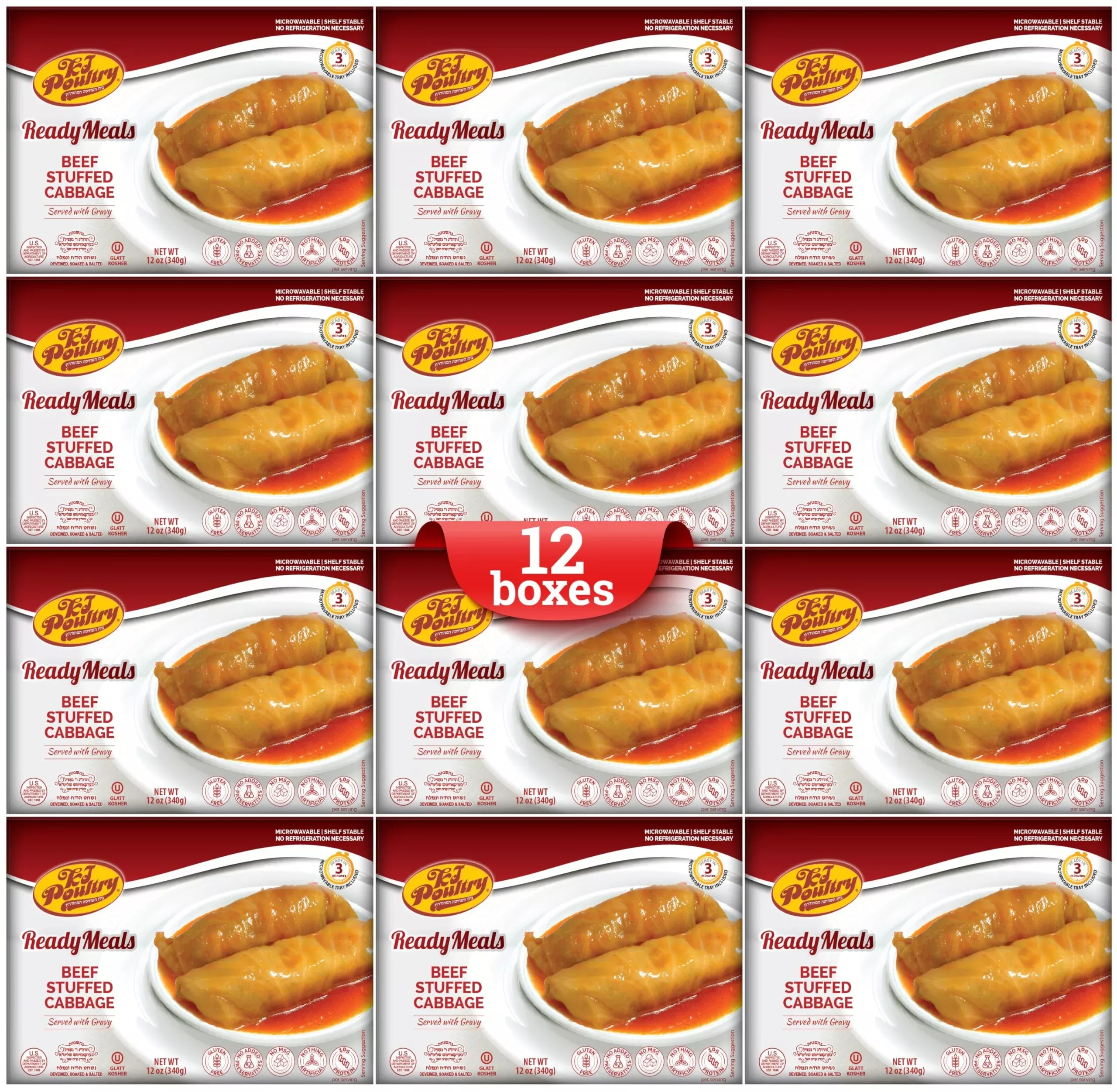 kosher-beef-stuffed-cabbage-rolls-mre-meat-meals-ready-to-eat-gluten-free-12-pac Kosher Beef Stuffed Cabbage Rolls, Mre Meat Meals Ready To Eat, Gluten Free (12 Pack) Prepared Entree Fully Cooked, Shelf Stable