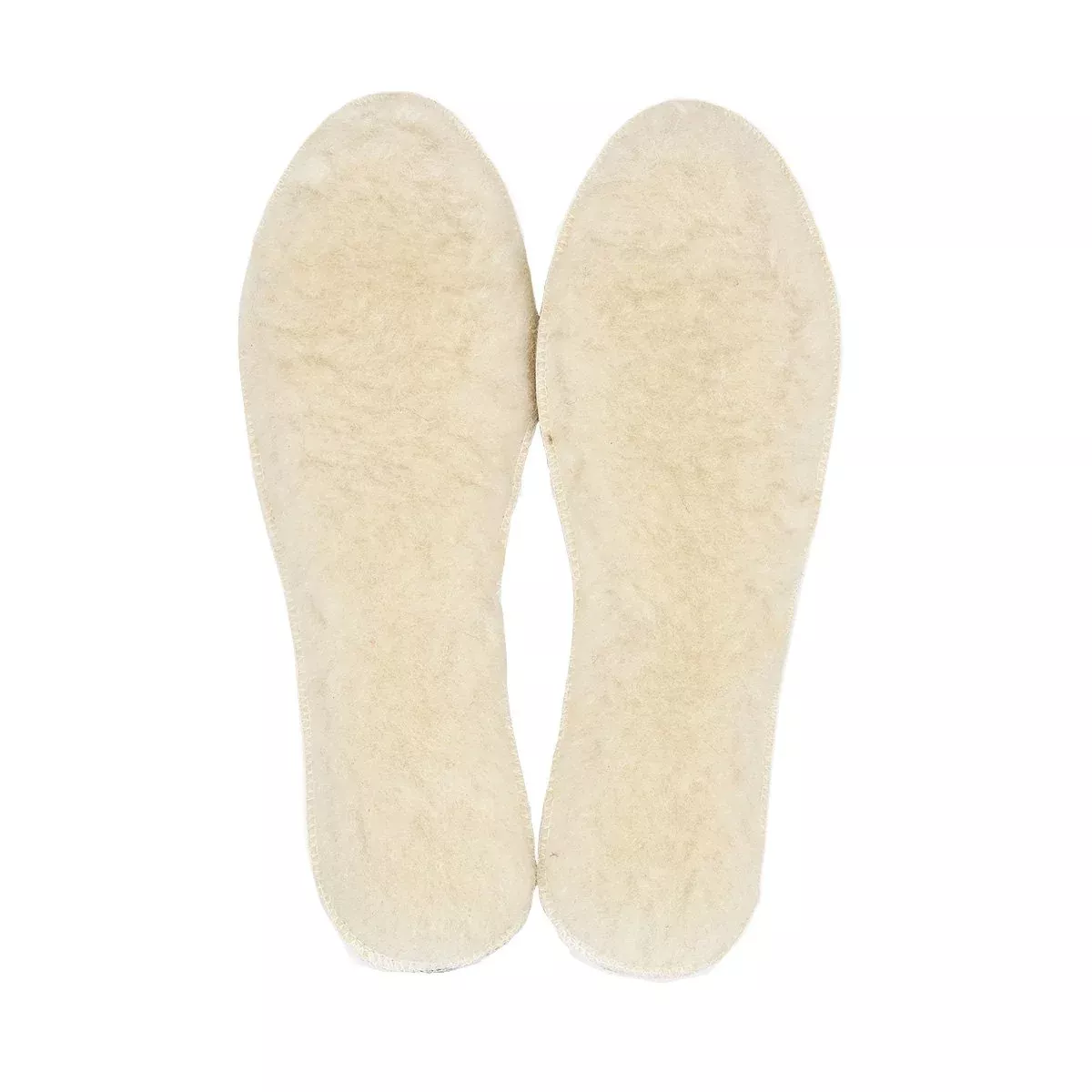 Lambaa Sheep Wool Fleece Insoles White 9 Women/7 Men
