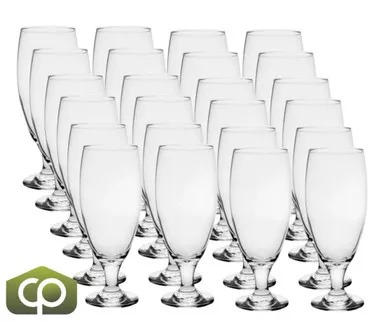 Libbey 3804 16 oz Embassy Pilsner Glass - Safedge Rim & Foot (24/Case)