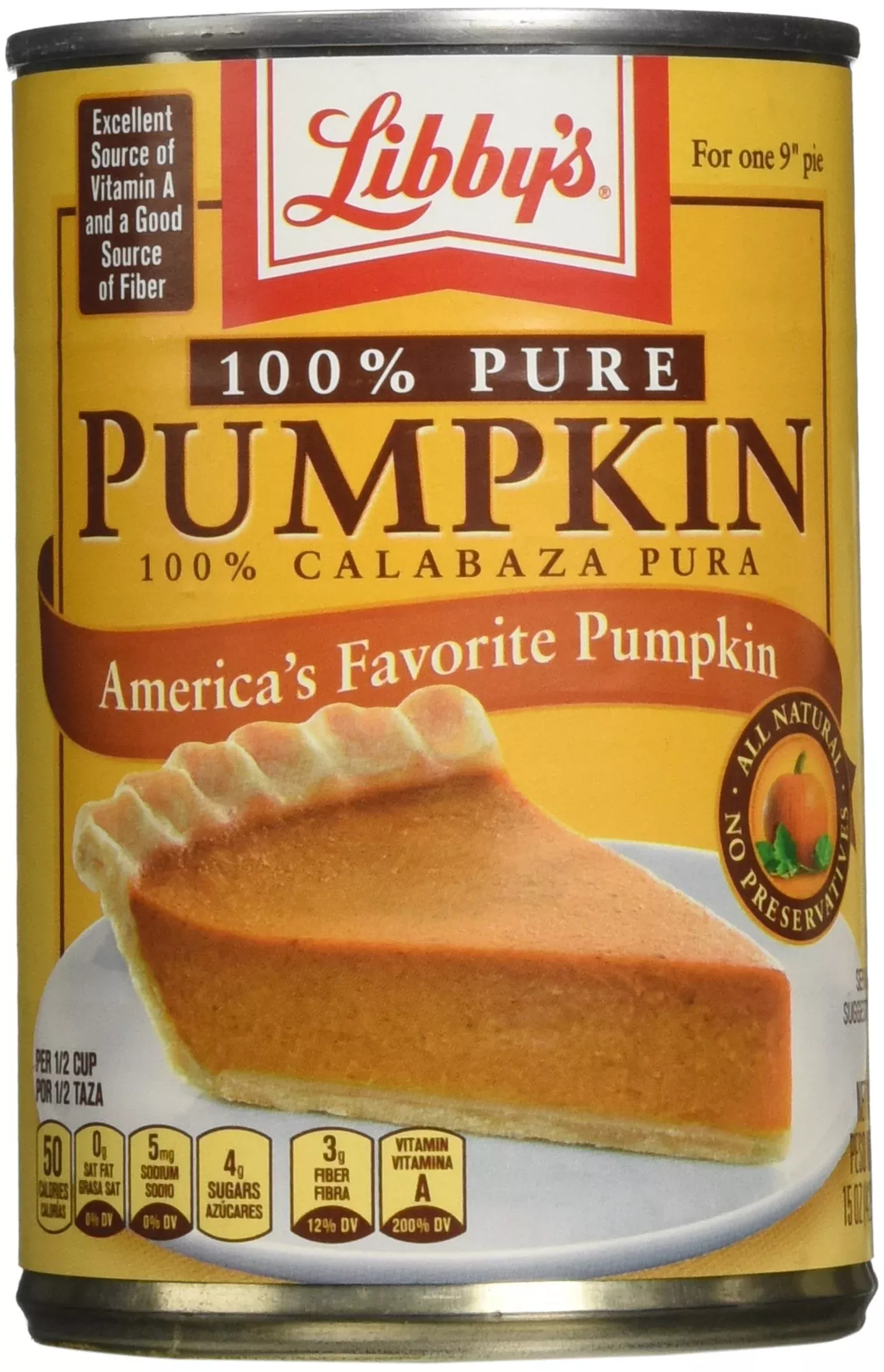libby-s-100-pure-pumpkin-15-ounce-pack-6 Libby'S, 100% Pure Pumpkin, 15 Ounce (Pack Of 6)