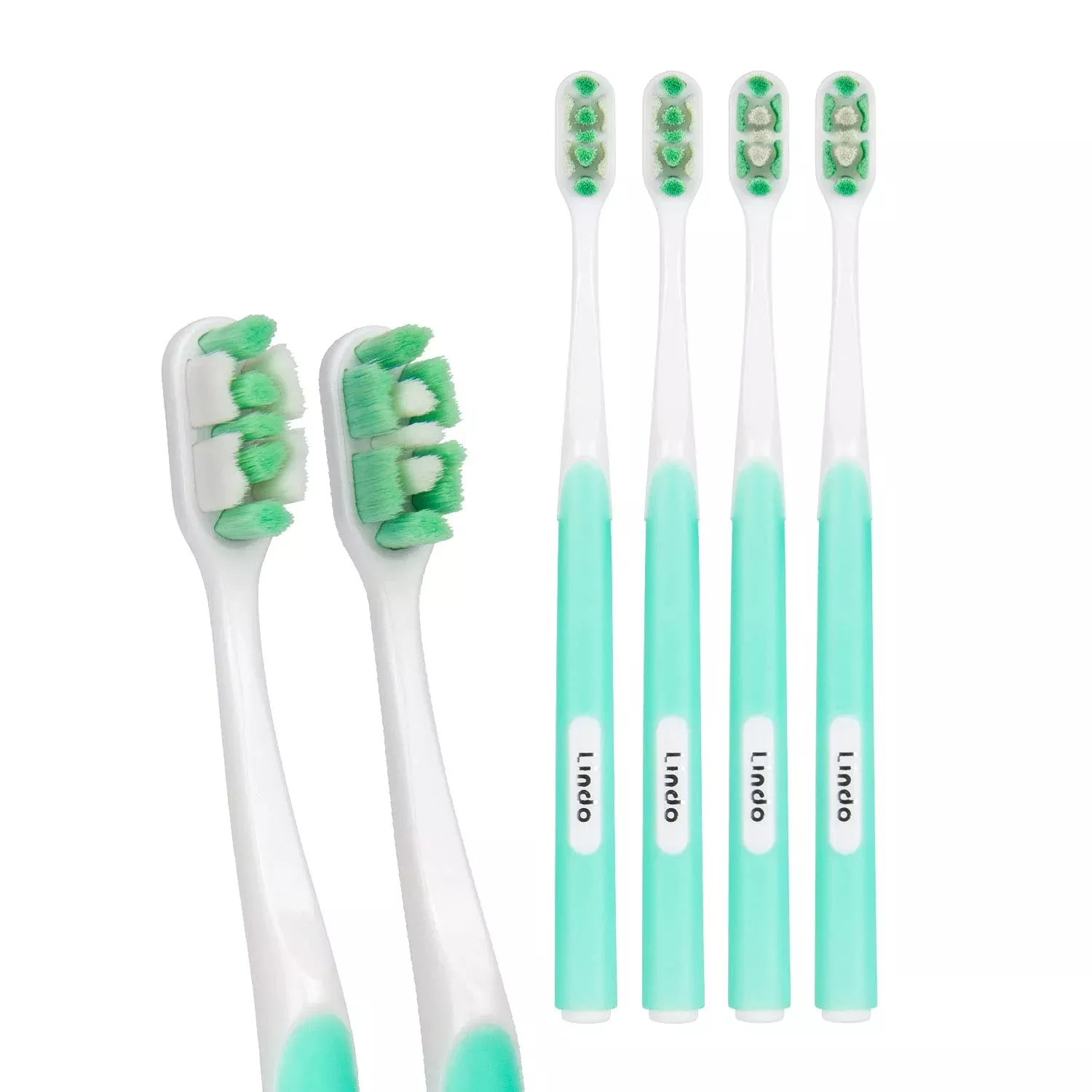 lindo-ultrafine-toothbrush-sensitive-gums-teeth-12000-ultra-fine-bristles-soft-g Lindo Ultrafine Toothbrush - For Sensitive Gums And Teeth, 12000+ Ultra Fine Bristles, Soft And Gentle, Deep Clean, Pack Of 4