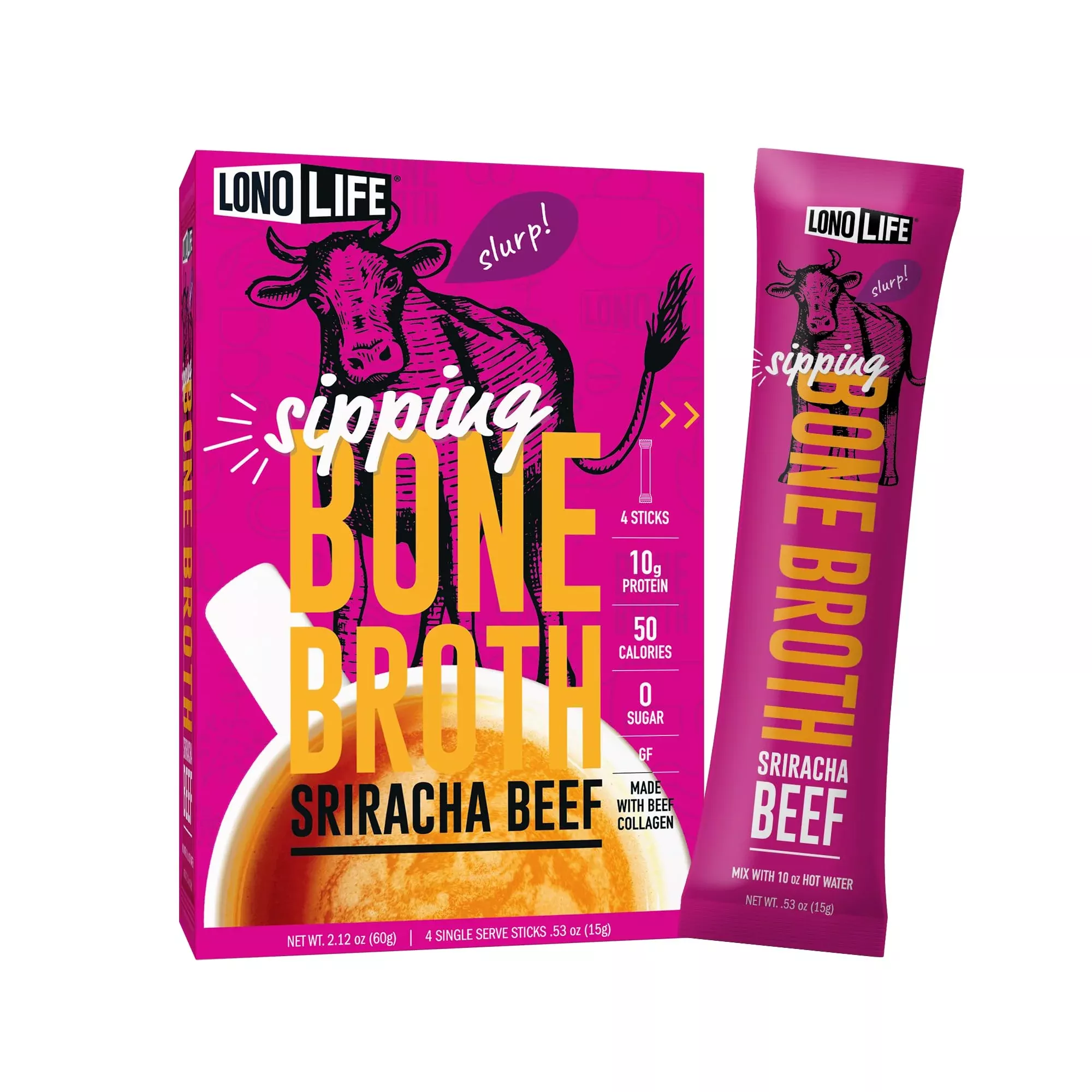 lonolife-sriracha-beef-bone-broth-powder-mix Lonolife Sriracha Beef Bone Broth Powder Mix