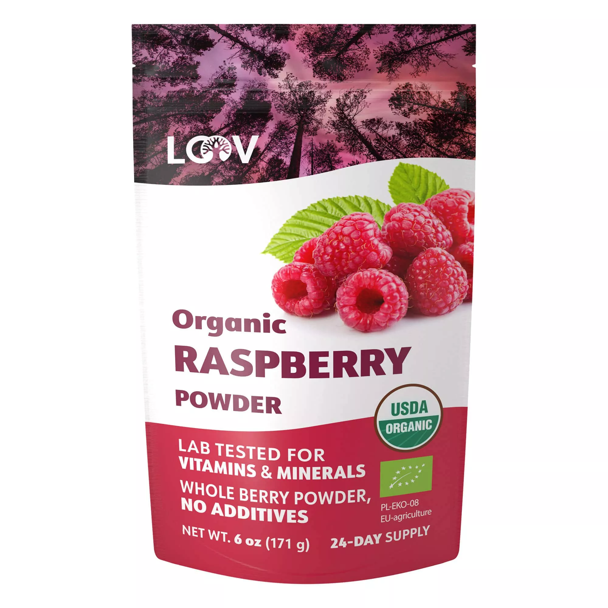 loov-organic-raspberry-powder-made-from-100-whole-raspberries-powdered-freeze-dr Loov Organic Raspberry Powder, Made From 100% Whole Raspberries, Powdered Freeze-Dried Raspberries, 6 Ounces, Grown In Europe, 2