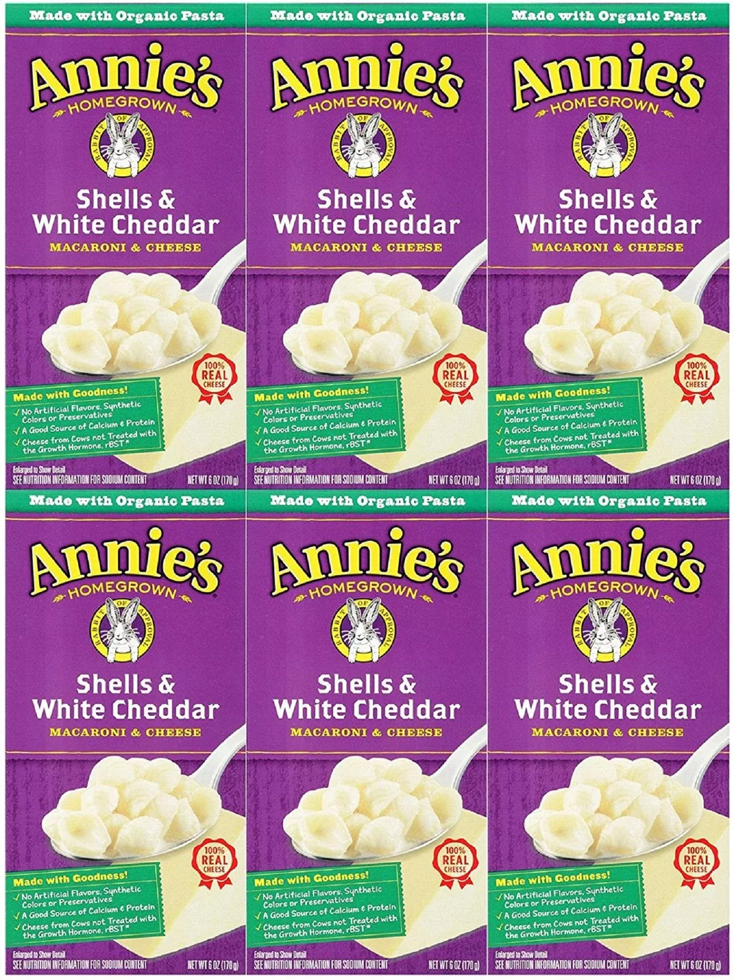 macaroni-cheese-shells-white-cheddar-6-oz-170-g-annie-s-homegrown Macaroni & Cheese, Shells & White Cheddar, 6 Oz (170 G), Annie'S Homegrown