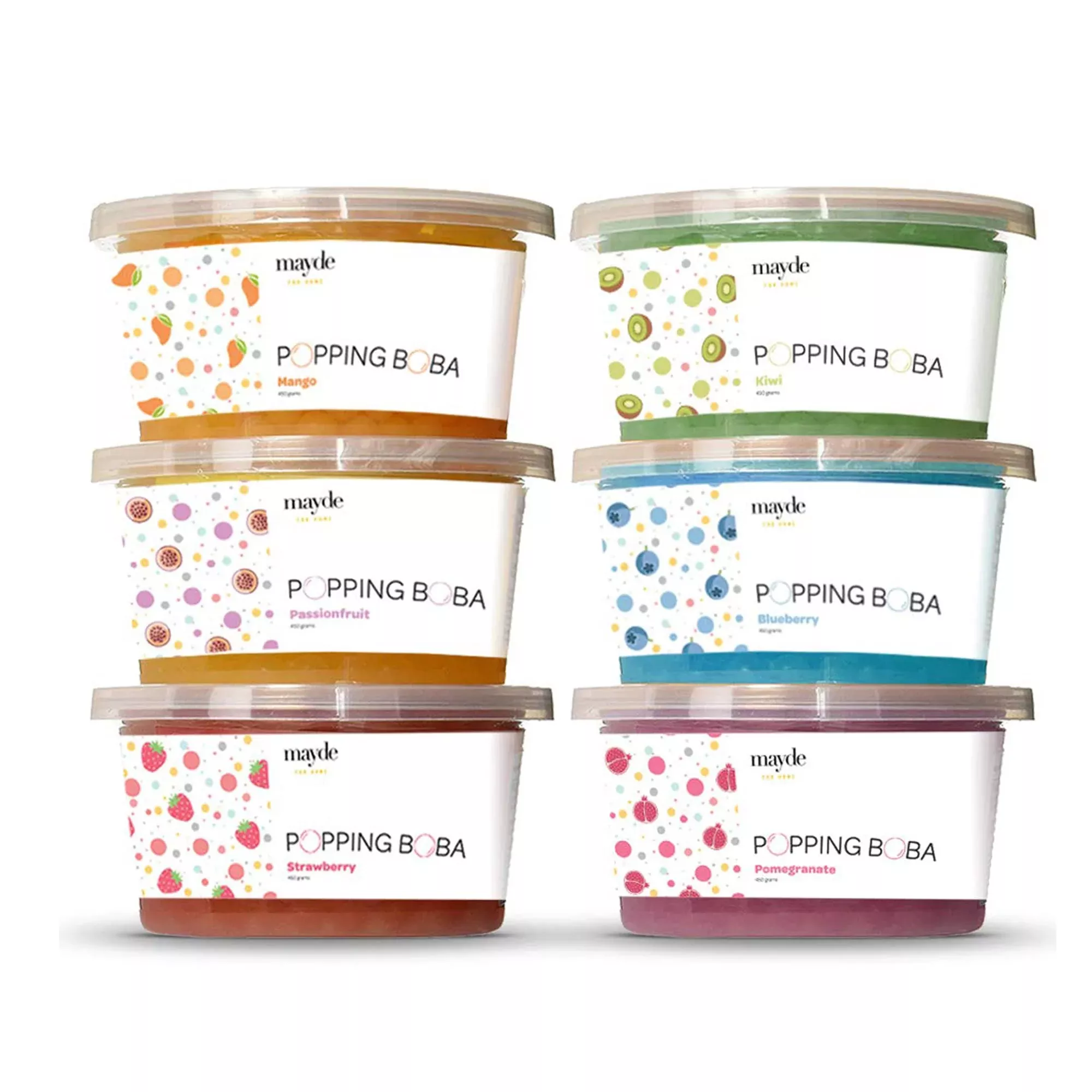 mayde-6-flavor-popping-boba-pearls-party-kit-6-pack-490-grams Mayde 6-Flavor Popping Boba Pearls Party Kit (6-Pack, 490 Grams)
