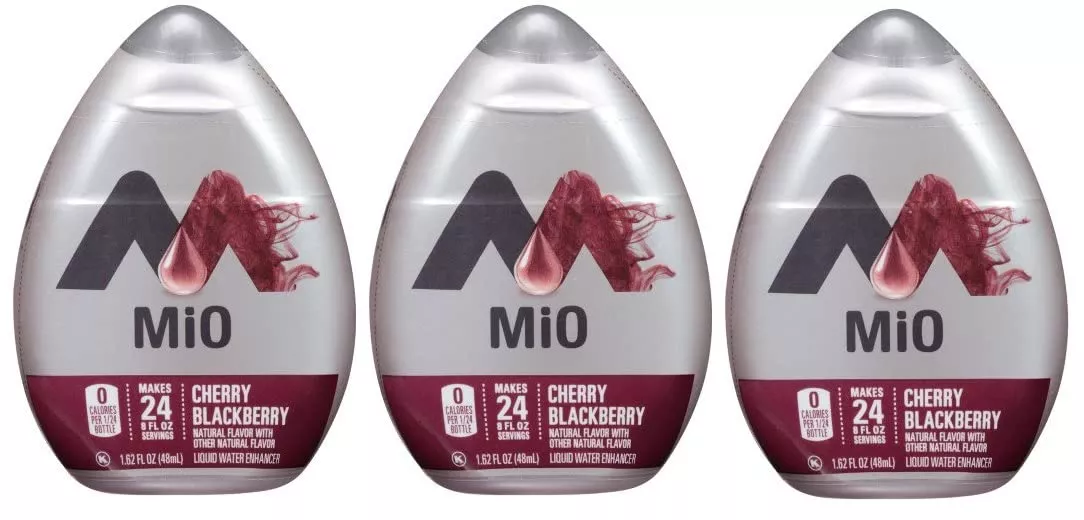 Mio Flavor Enhancer 3 Pack Brought By Southwind Enterprises (Cherry Blackberry)