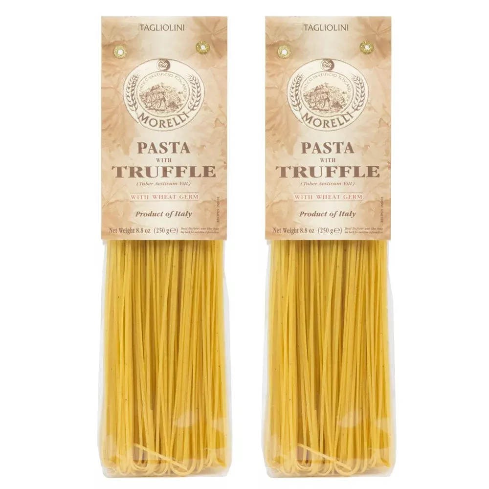 morelli-truffle-tagliolini-italian-pasta-gourmet-pasta-handmade-in-small-batches Morelli Truffle Tagliolini Italian Pasta - Gourmet Pasta - Handmade In Small Batches - Imported Italian Pasta Noodles - Durum Wh