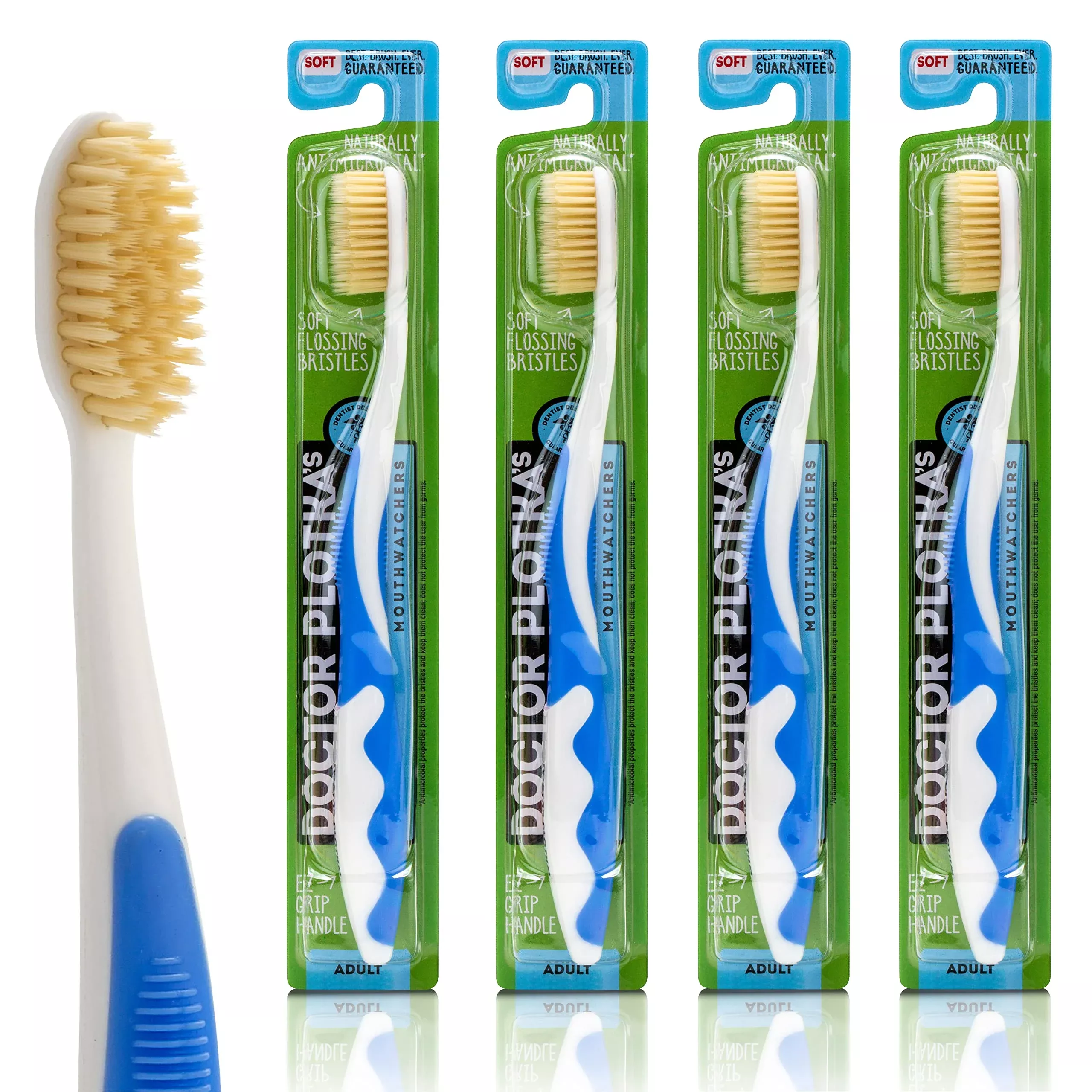 mouthwatchers-dr-plotkas-extra-soft-bristle-flossing-toothbrush-manual-soft-toot Mouthwatchers Dr Plotkas Extra Soft Bristle Flossing Toothbrush Manual Soft Toothbrush For Adults Ultra Clean Nano Toothbrush