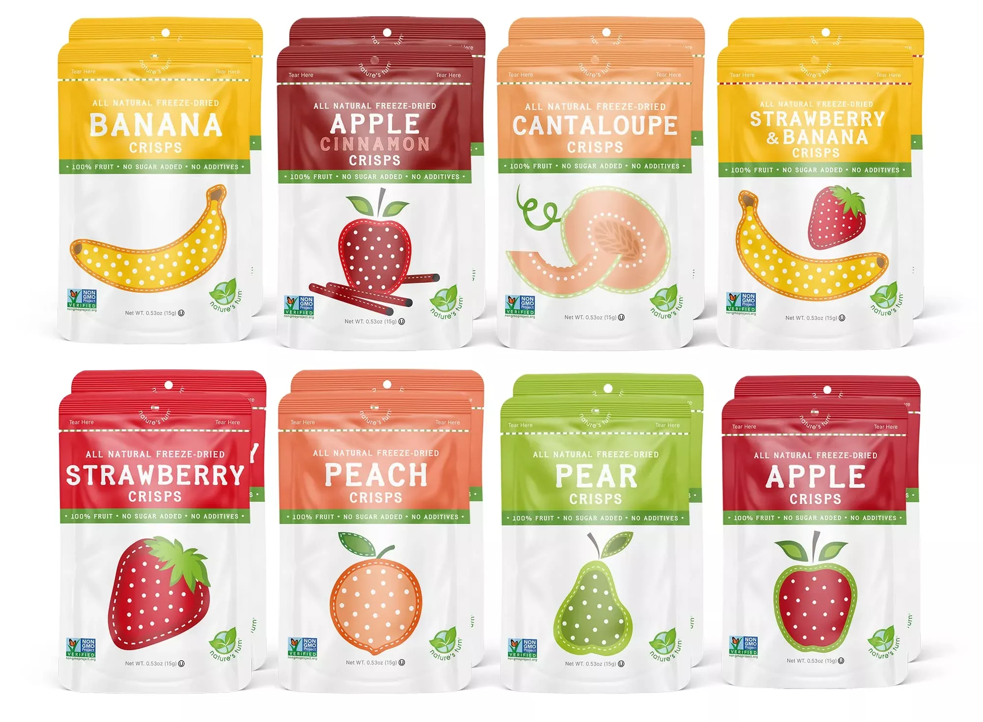 nature-s-turn-freeze-dried-fruit-snacks-mega-variety-pack-16-0-53-oz-each Nature'S Turn Freeze-Dried Fruit Snacks, Mega Variety Pack Of 16 (0.53 Oz Each)
