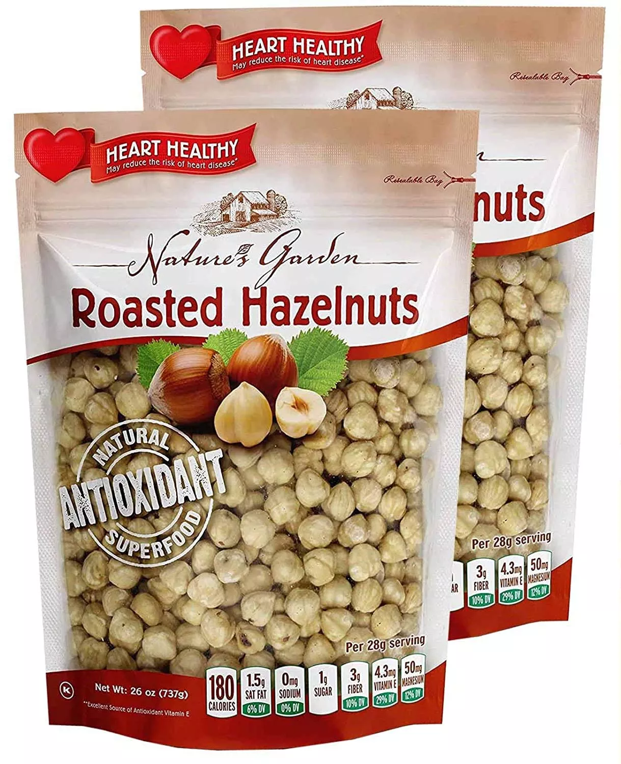 natures-garden-roasted-hazelnuts-whole-roasted-hazelnuts-bulk-raw-hazelnuts-high Natures Garden Roasted Hazelnuts-Whole Roasted Hazelnuts, Bulk, Raw Hazelnuts, High Fiber, Kosher Certified, Cholesterol Free, H