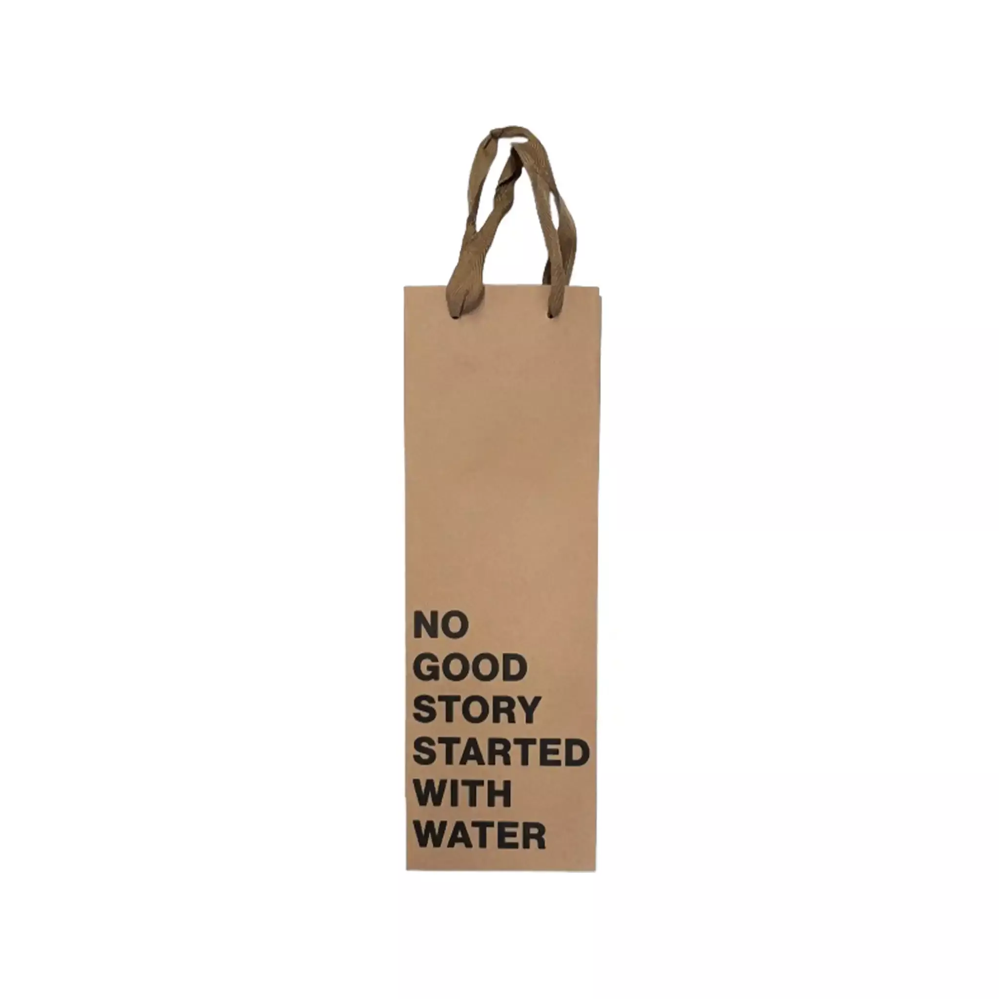 no-good-story-started-with-water-wine-bag "NO GOOD STORY STARTED WITH WATER" WINE BAG