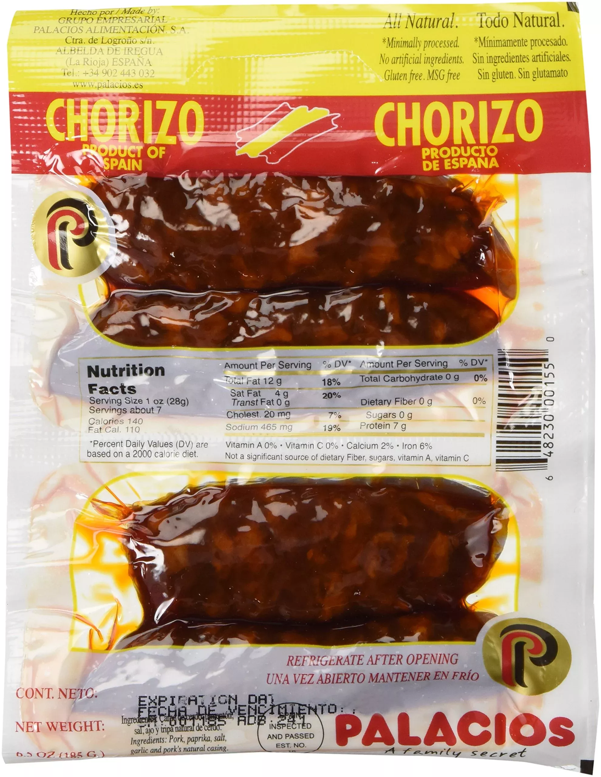 oreados-mini-chorizo-4-pack 'Oreados' Mini-Chorizo 4 Pack