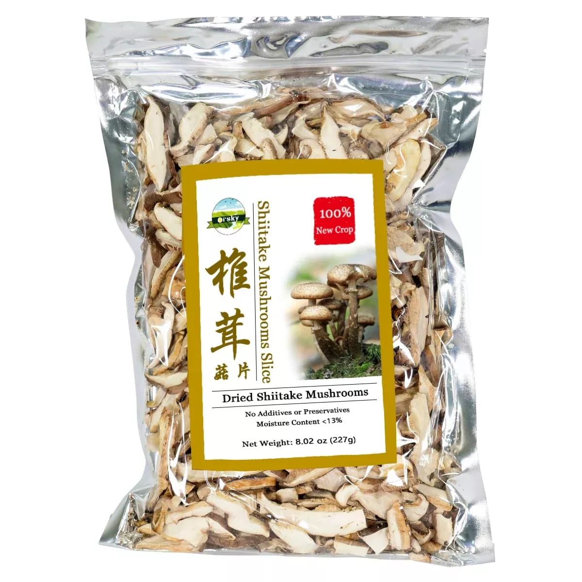 orsky-dried-shiitake-mushrooms-sliced-dried-mushrooms-cooking-quick-rehydration- Orsky Dried Shiitake Mushrooms Sliced, Dried Mushrooms For Cooking, Quick Rehydration, Smooth Taste, Fresh And Tender, Vacuum Se