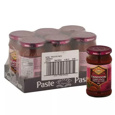 patak-tandoori-curry-paste-284-ml-6-case-7-2-lbs Patak Tandoori Curry Paste - 284 ML (6/Case) - 7.2 LBS.