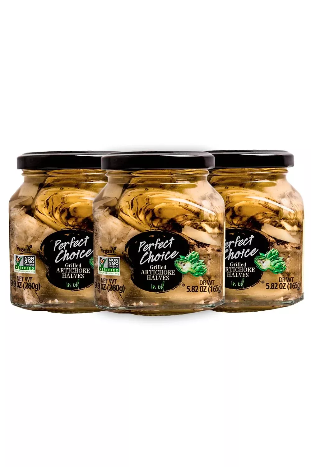 perfect-choice-grilled-artichoke-halves-in-oil-delicious-salads-pizzas-more-9-9- Perfect Choice Grilled Artichoke Halves In Oil - Delicious For Salads, Pizzas & More - 9.9 Oz (Pack Of 3)