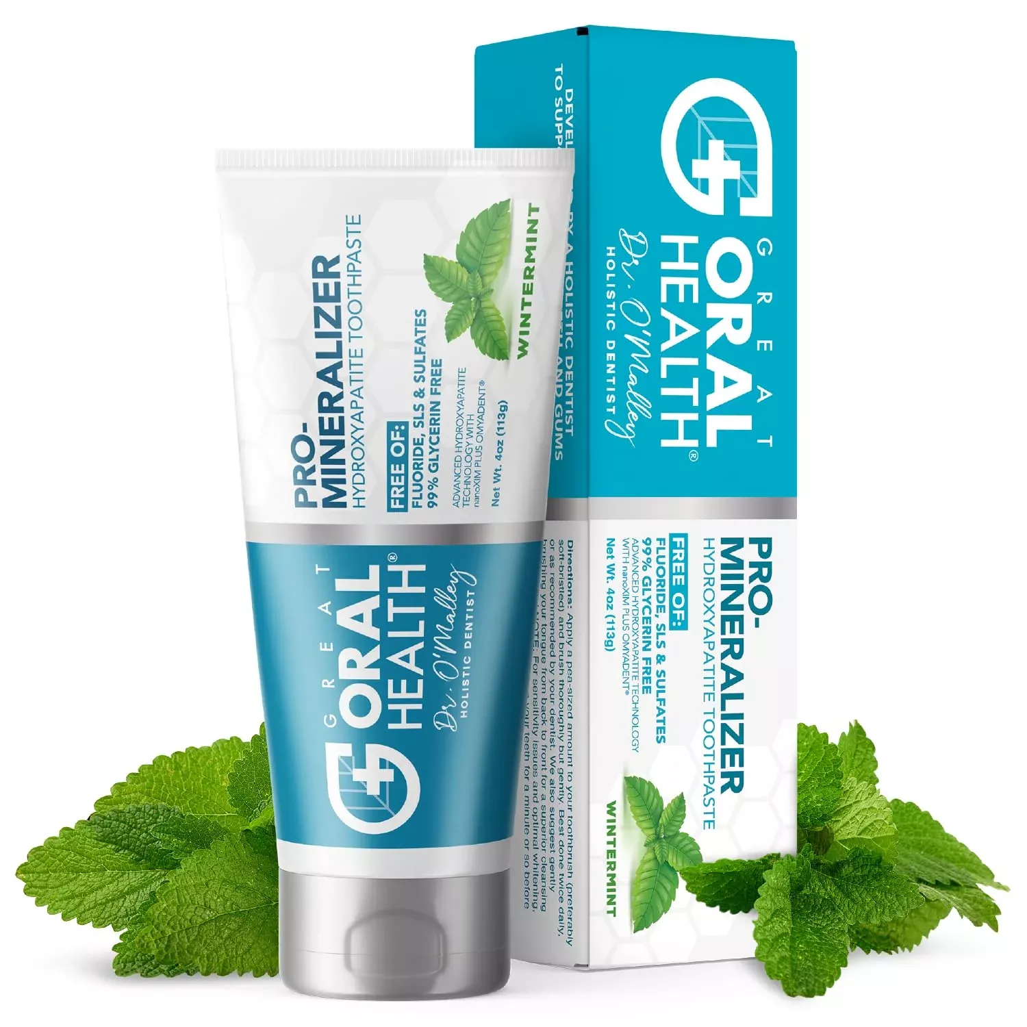 pro-mineralizer-toothpaste-nano-hydroxyapatite-enamel-support-toothpaste-w-xylit Pro-Mineralizer Toothpaste - Nano Hydroxyapatite & Enamel Support Toothpaste W/Xylitol Aloe Vera & Sea Salt - Anti Cavity & Fluo