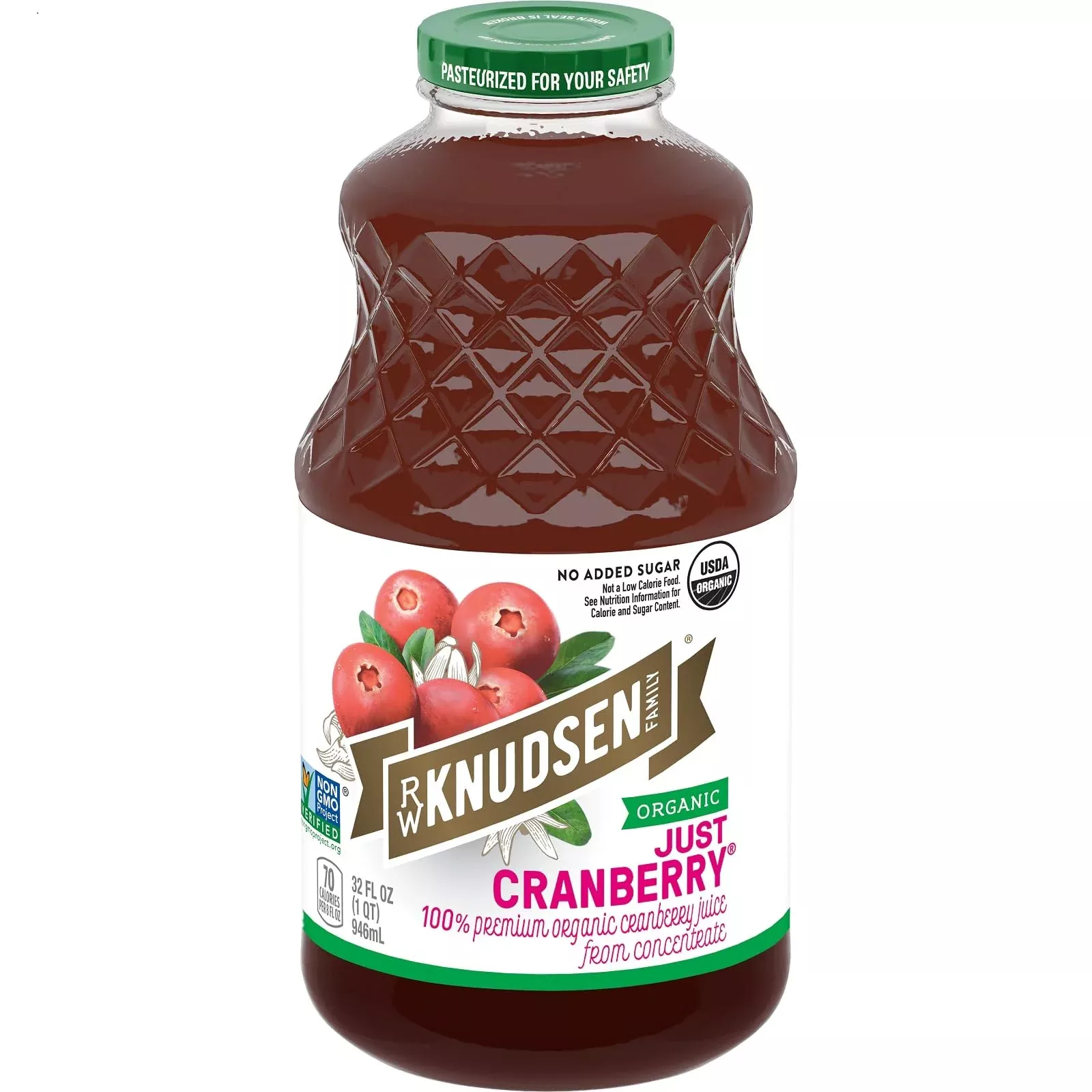 r-w-knudsen-organic-just-cranberry-juice-32-fl-oz-pack-6 R.W. Knudsen Organic Just Cranberry Juice, 32 Fl Oz (Pack Of 6)