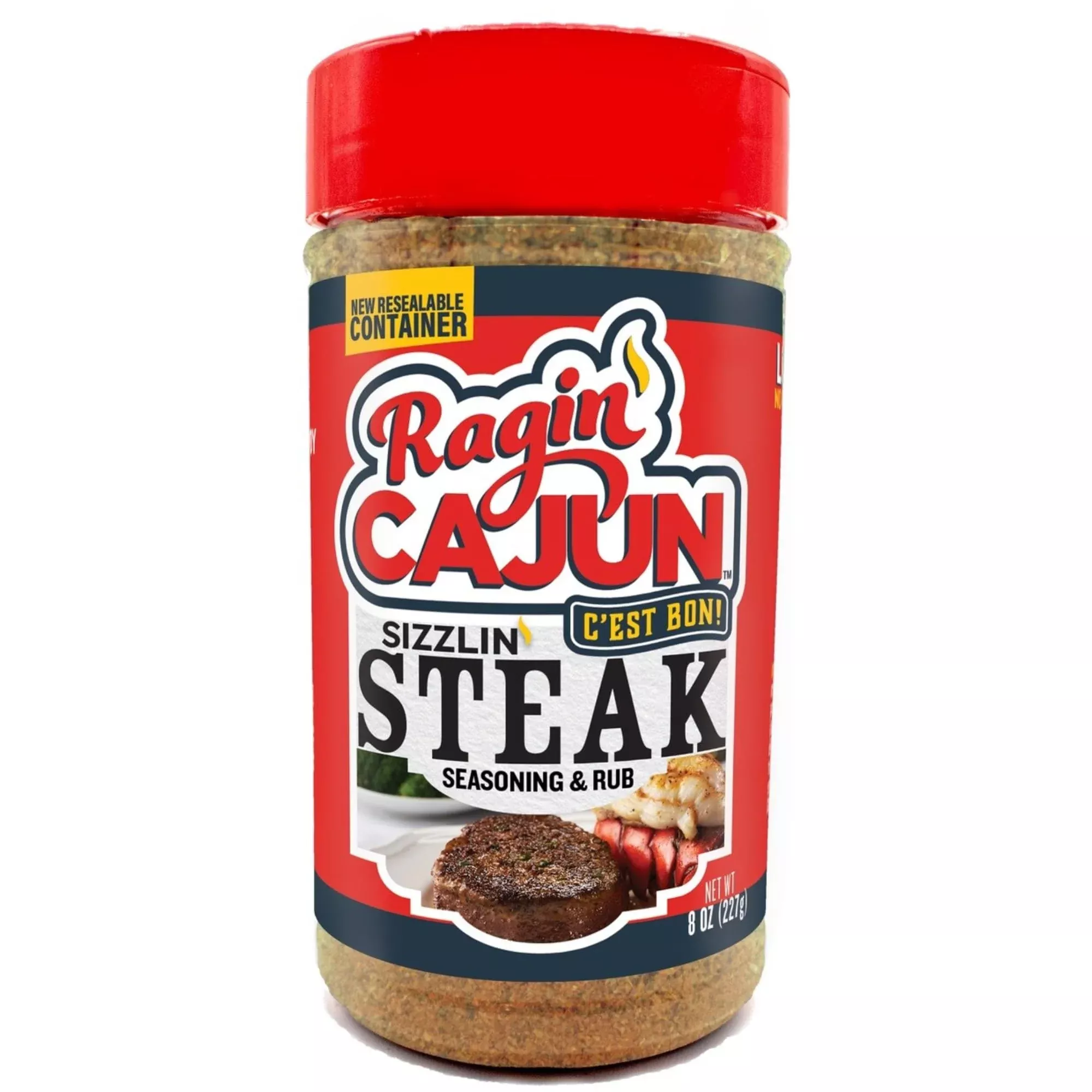 ragin-cajun-sizzlin-steak-seasoning-8-oz-pack-1 Ragin' Cajun Sizzlin' Steak Seasoning 8 Oz (Pack Of 1)