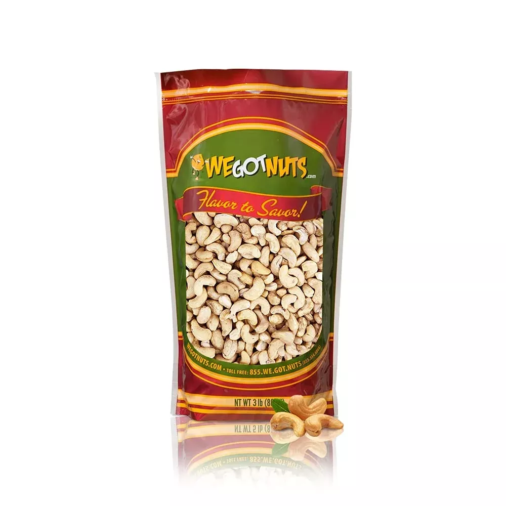 raw-whole-unsalted-cashews-premium-quality-kosher-raw-cashews-by-we-got-nuts-oil Raw Whole Unsalted Cashews - Premium Quality Kosher Raw Cashews By We Got Nuts - Oil-Free Natural, Healthy & Diet-Friendly Snack