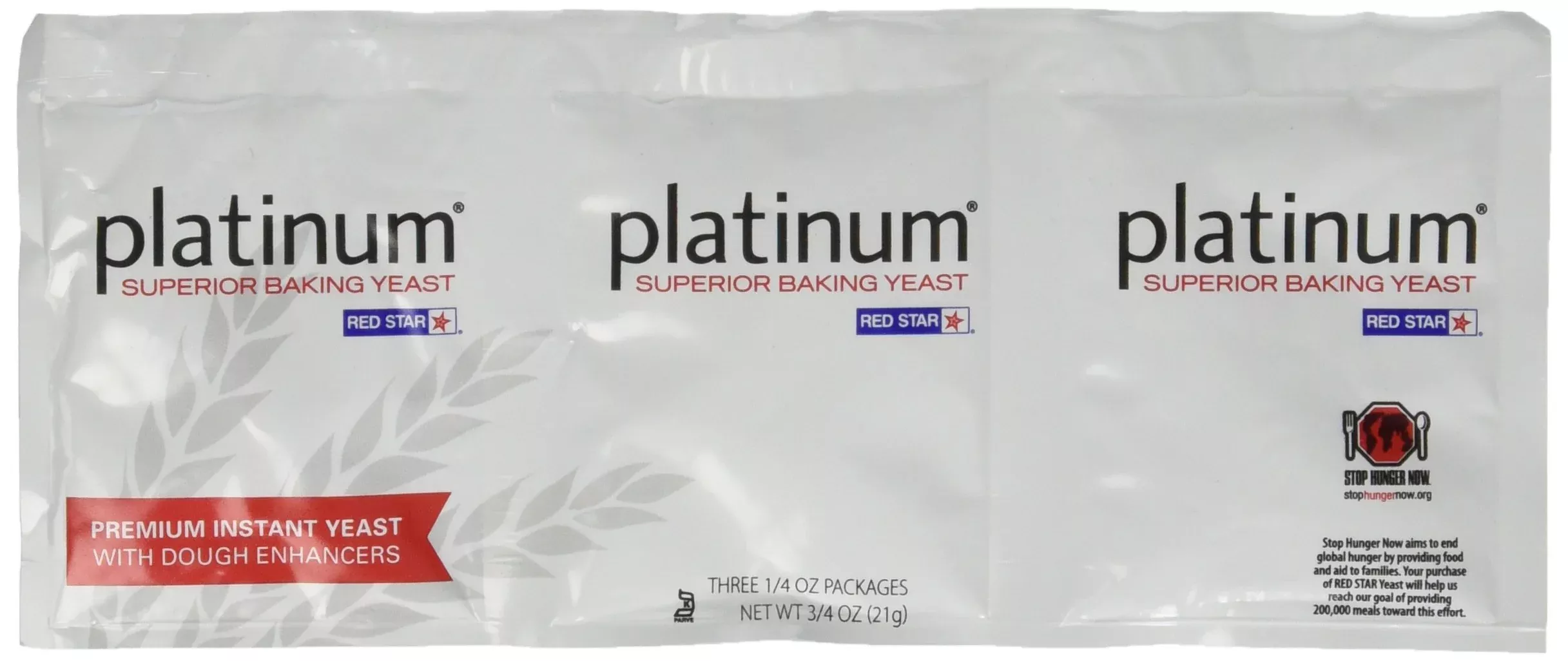 red-star-platinum-superior-baking-yeast-3-ct-0-25-ounce-pack-3 Red Star Platinum Superior Baking Yeast - 3 Ct, 0.25 Ounce (Pack Of 3)