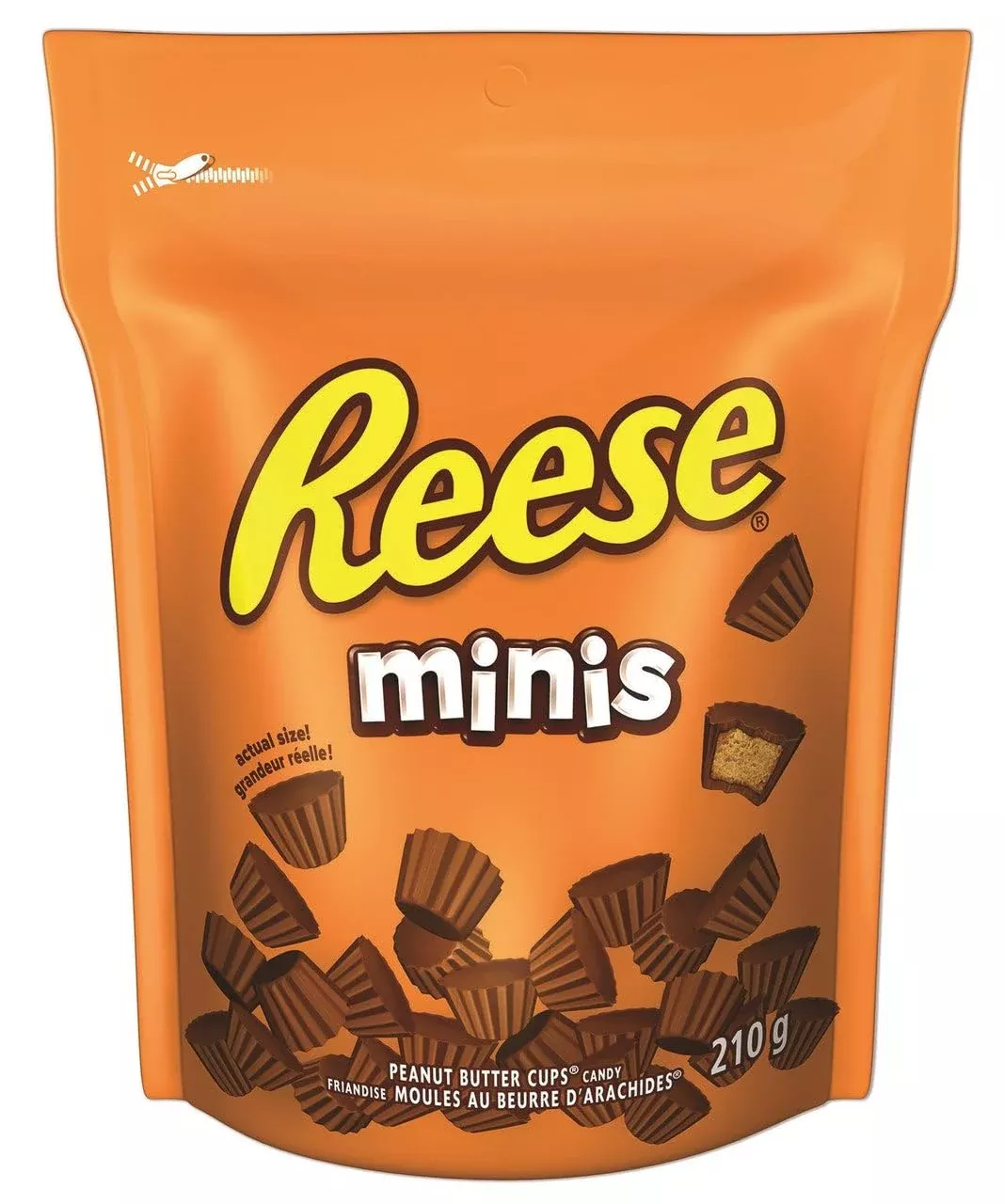 reese-chocolate-candy-peanut-butter-cups-minis-210-gram Reese Chocolate Candy Peanut Butter Cups, Minis, 210 Gram