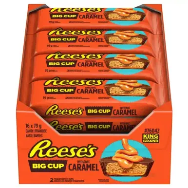 Reese’s Peanut Butter Cups With Caramel 79g/2.78oz (16/Case)