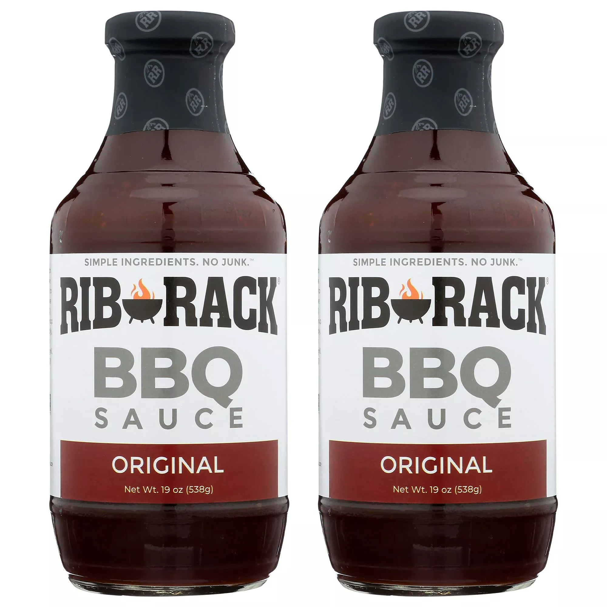 Rib Rack Bbq Sauce, Original - 2 Count (Packaging May Vary)